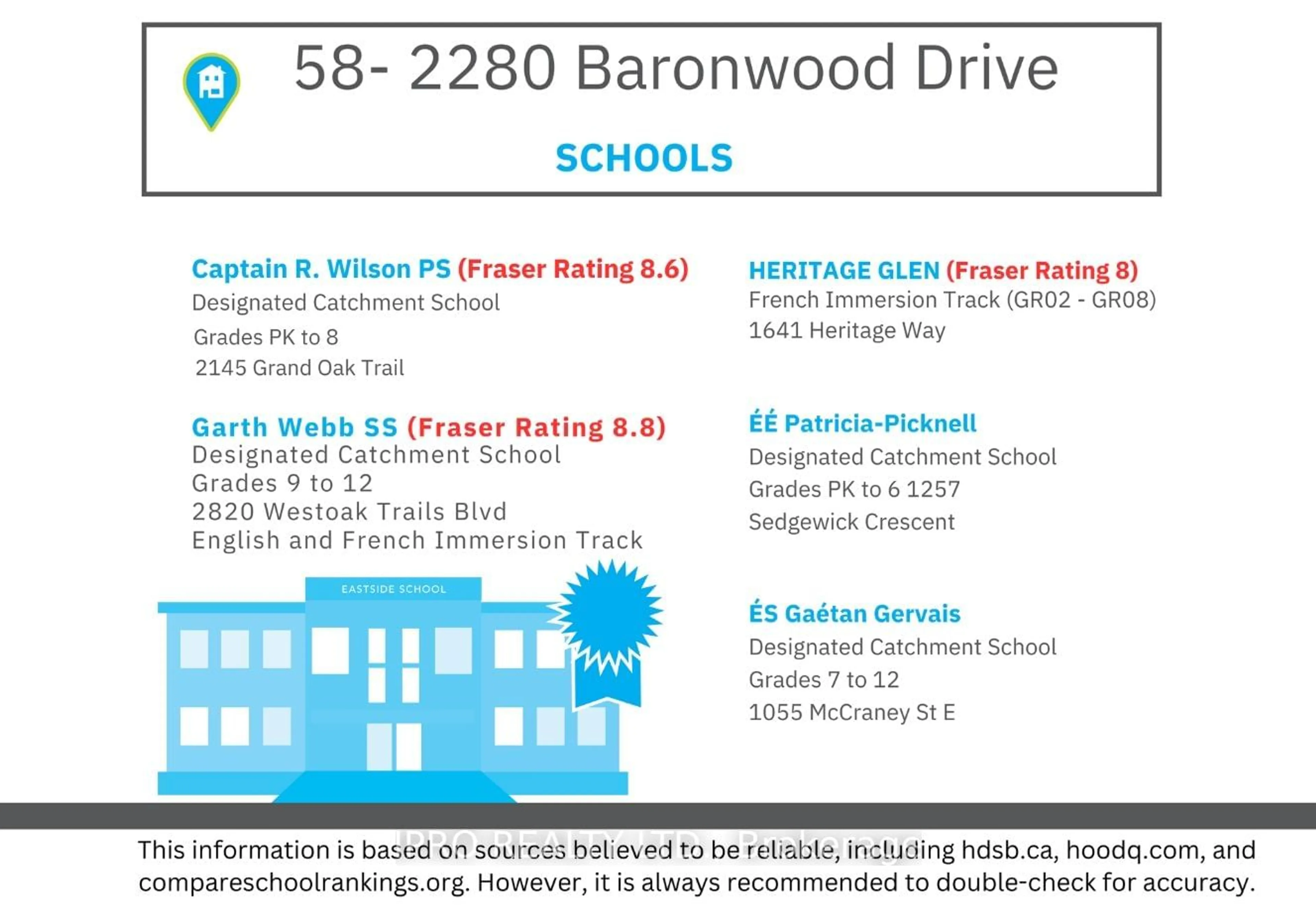 Floor plan for 2280 Baronwood Dr #58, Oakville Ontario L6M 0J7