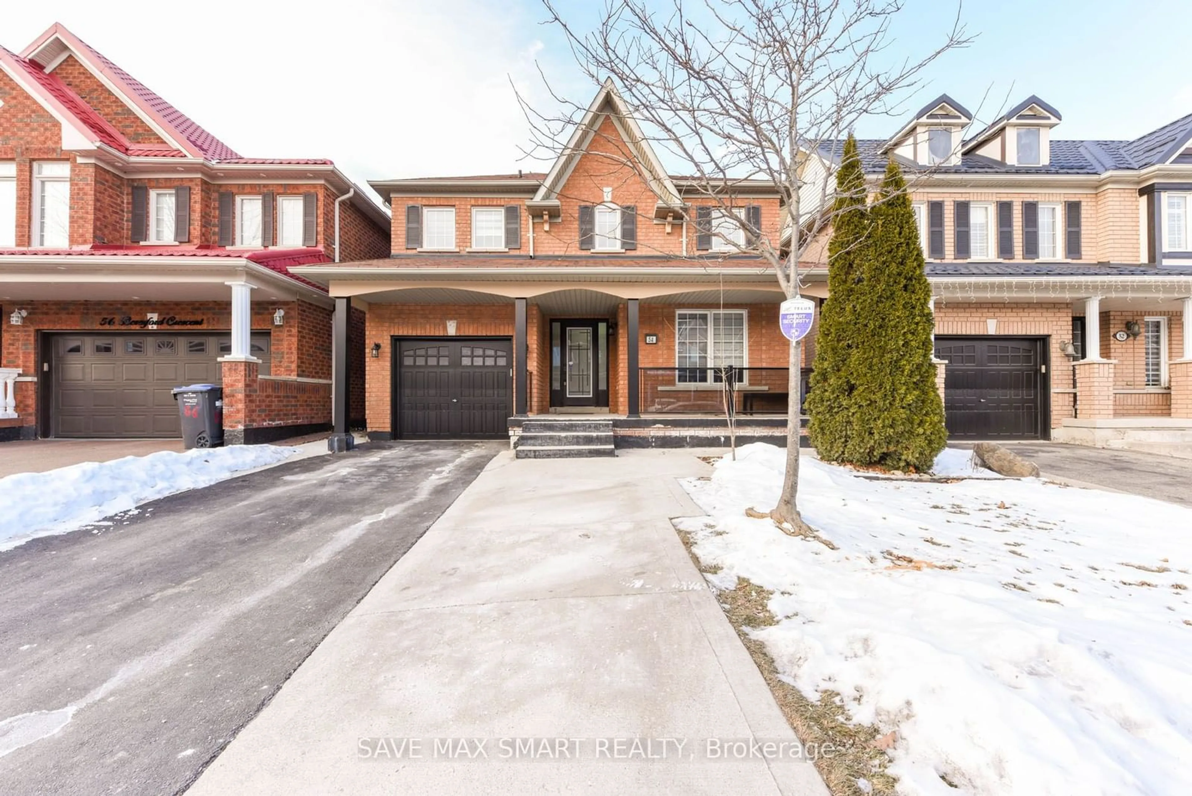 Home with brick exterior material, street for 54 Beresford Cres, Brampton Ontario L6P 2M1