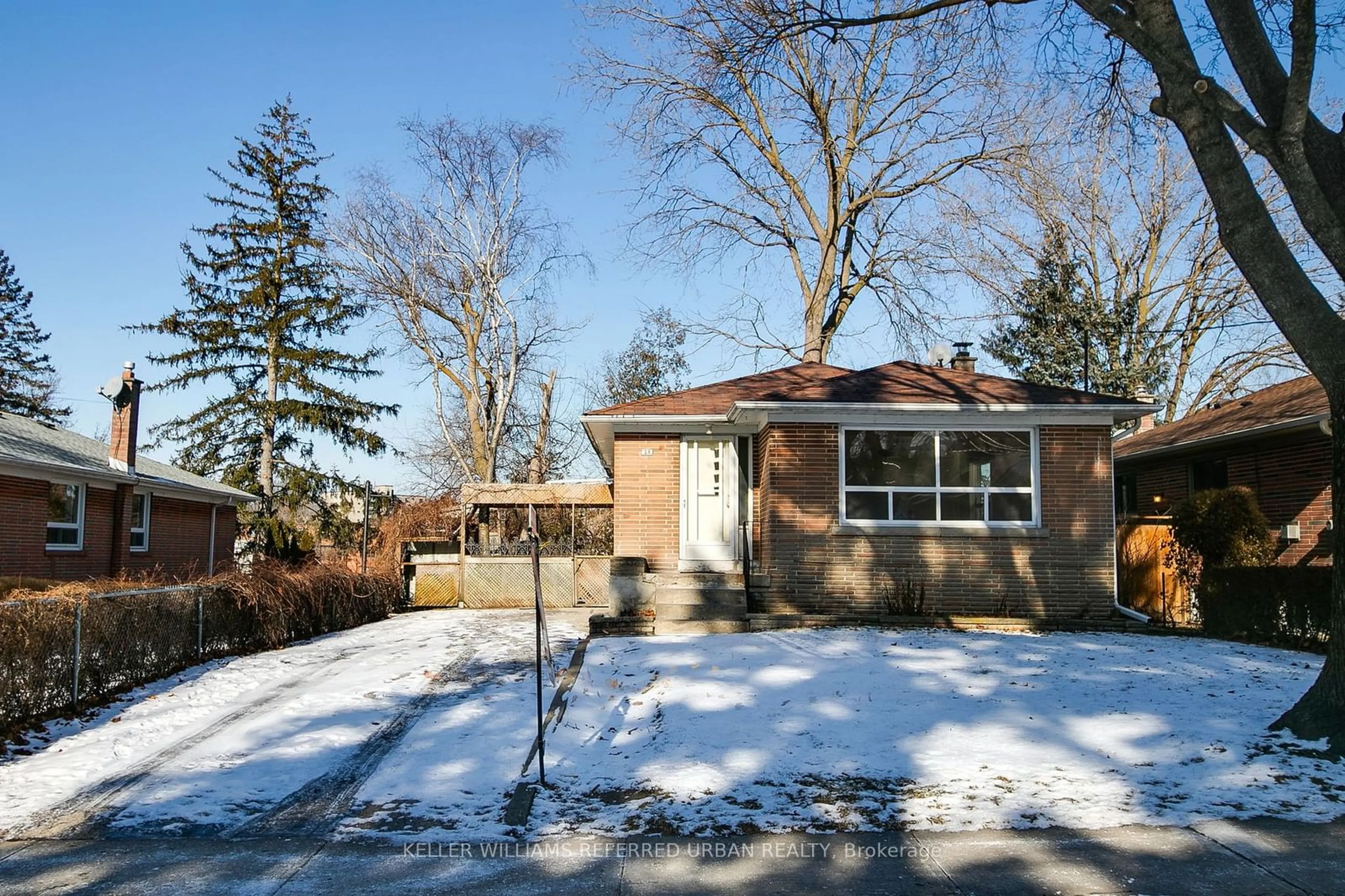 Home with brick exterior material, street for 28 Cloverhill Rd, Toronto Ontario M8Y 1T3