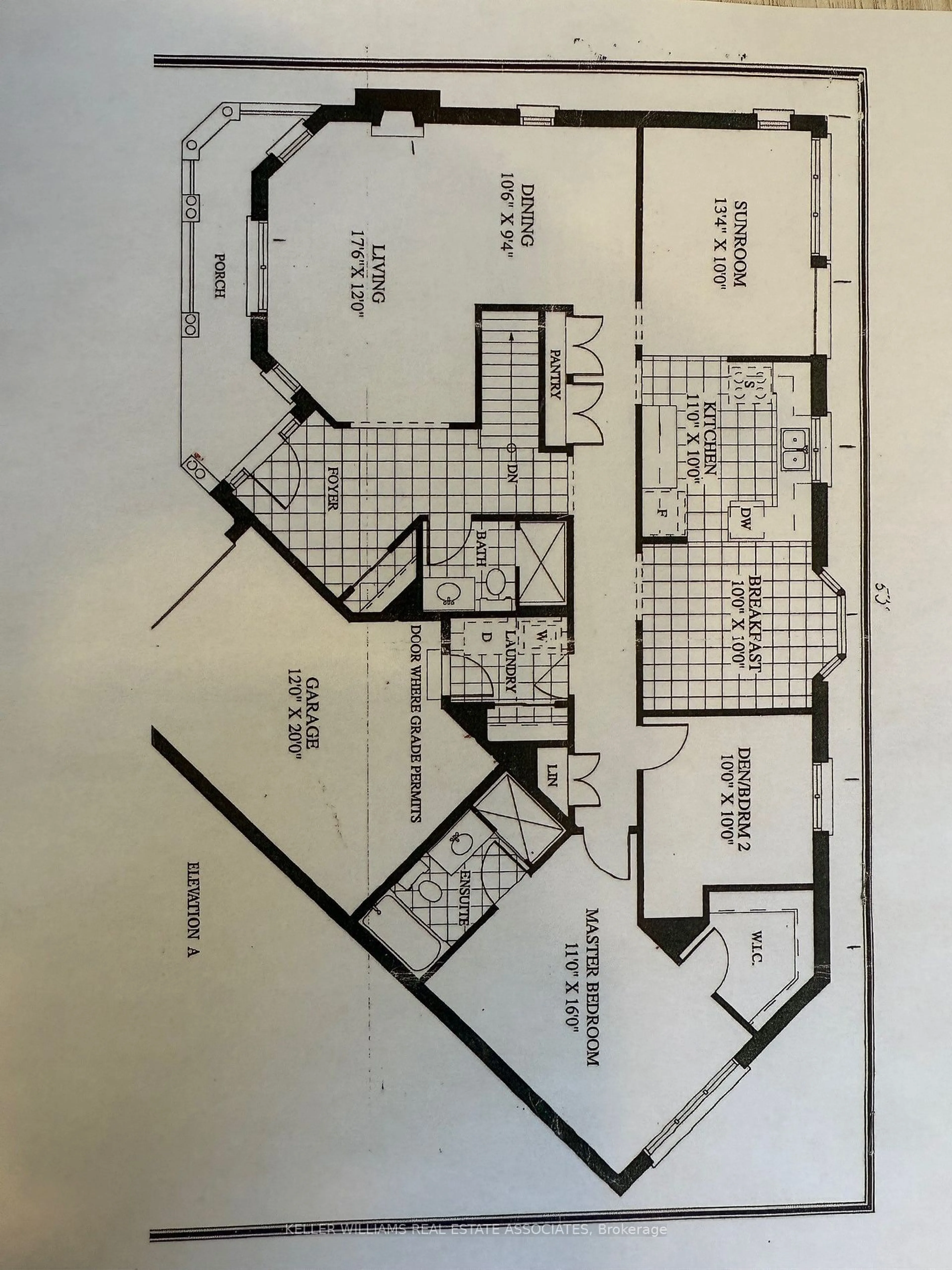 Floor plan for 9 Wellford Gate, Brampton Ontario L6R 1W5