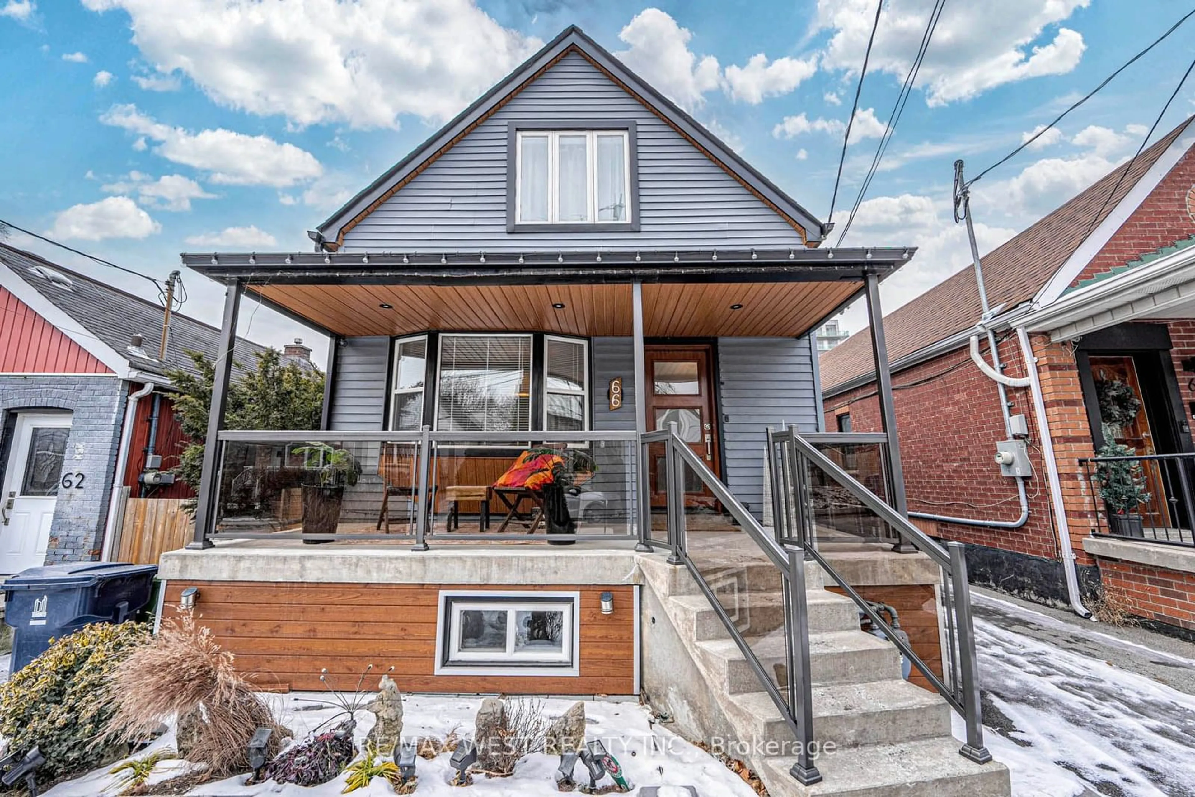 Home with brick exterior material, street for 66 Regent St, Toronto Ontario M6N 3N9