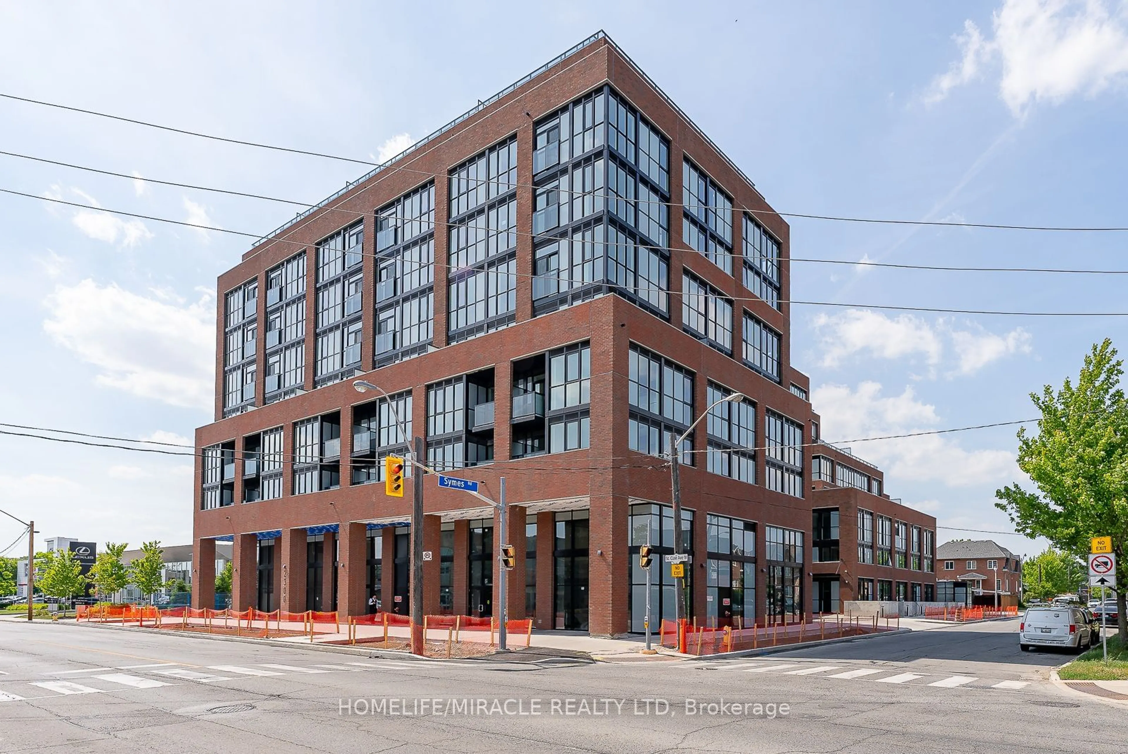 Home with brick exterior material, building for 2300 St. Clair Ave #311, Toronto Ontario M6N 0B3