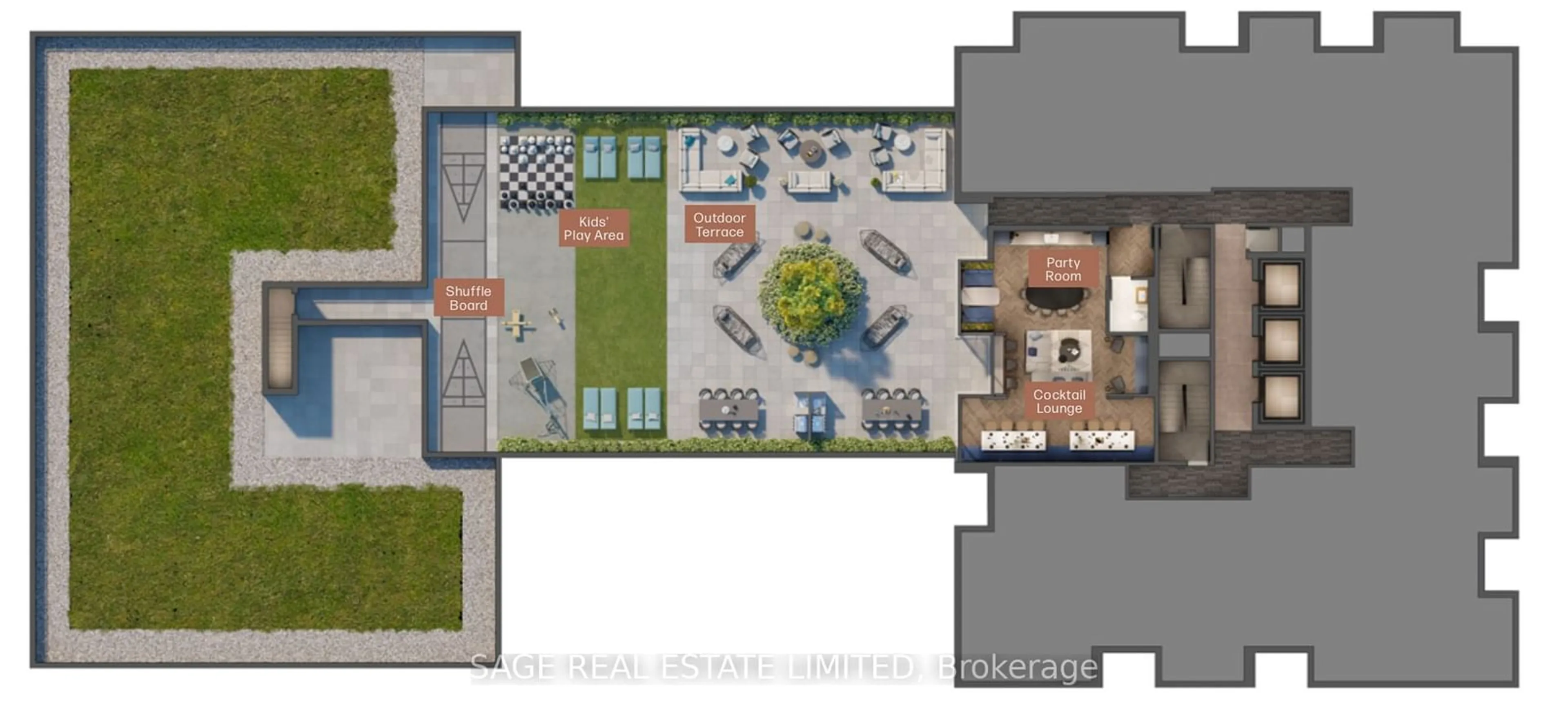 Floor plan for 1037 The Queensway #1008, Toronto Ontario M8Z 6C7