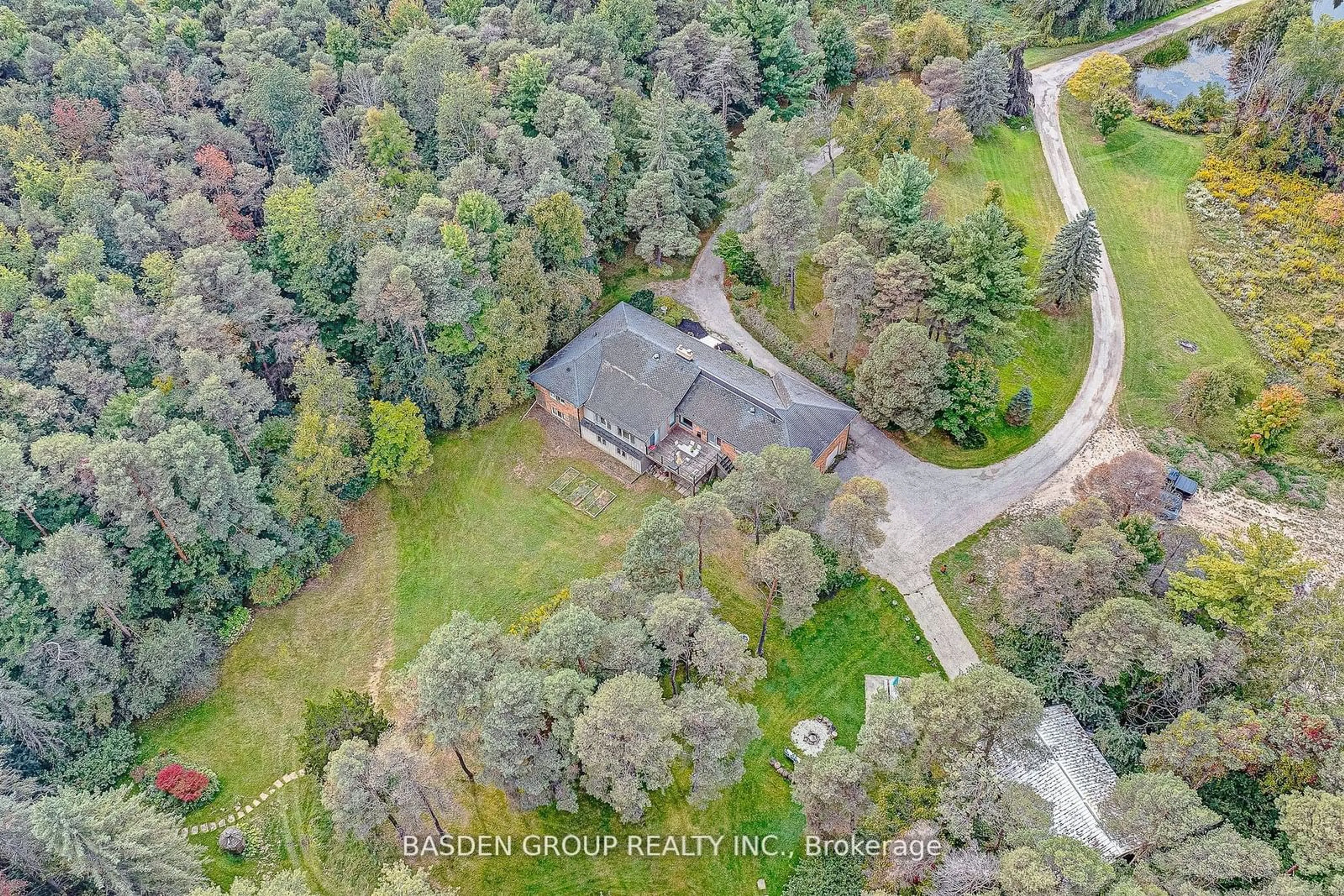 A pic from outside/outdoor area/front of a property/back of a property/a pic from drone, forest/trees view for 6901 Castlederg Sdrd, Caledon Ontario L7C 0P6