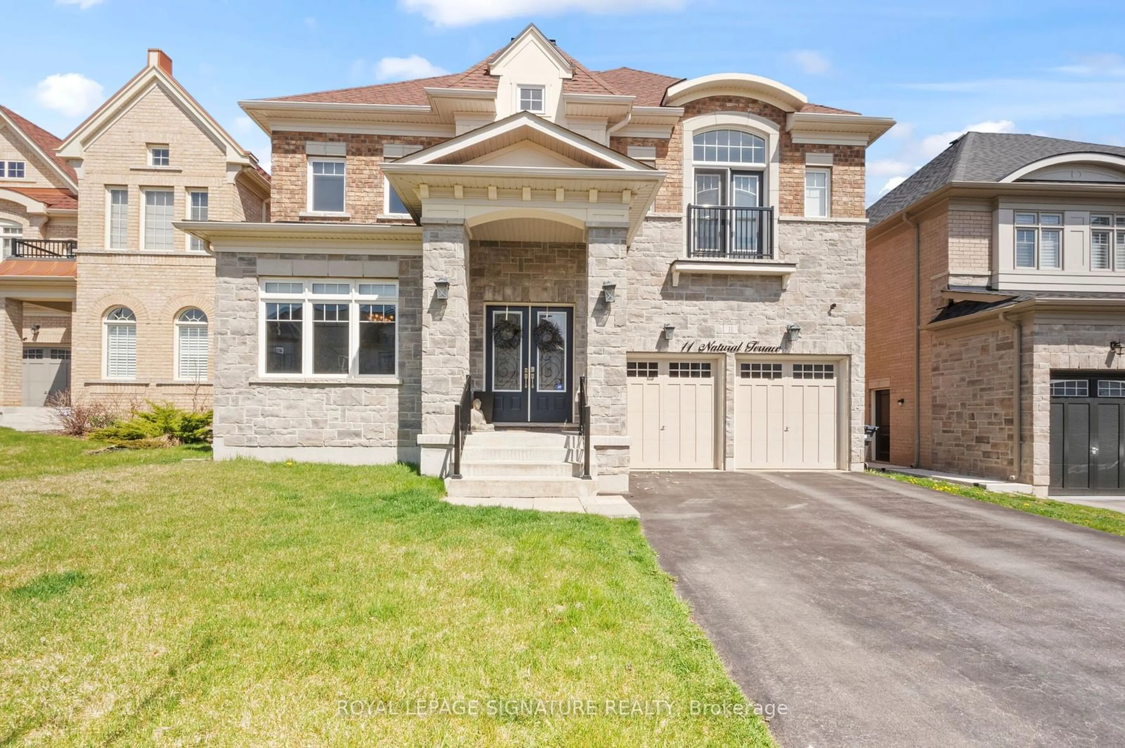 Home with brick exterior material, street for 11 Natural Terr, Brampton Ontario L6Y 6A5