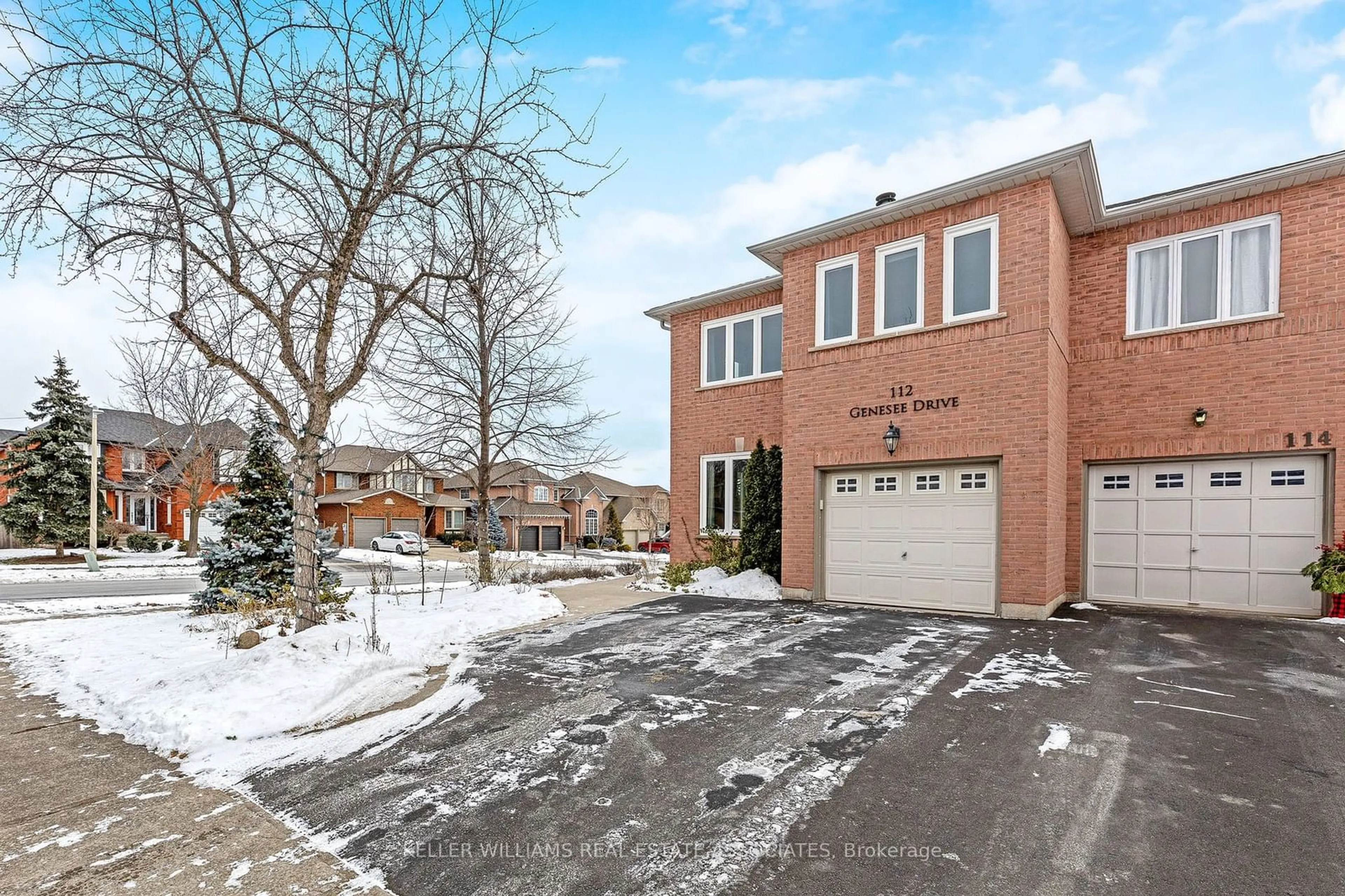 Home with brick exterior material, street for 112 Genesee Dr, Oakville Ontario L6H 5Z3