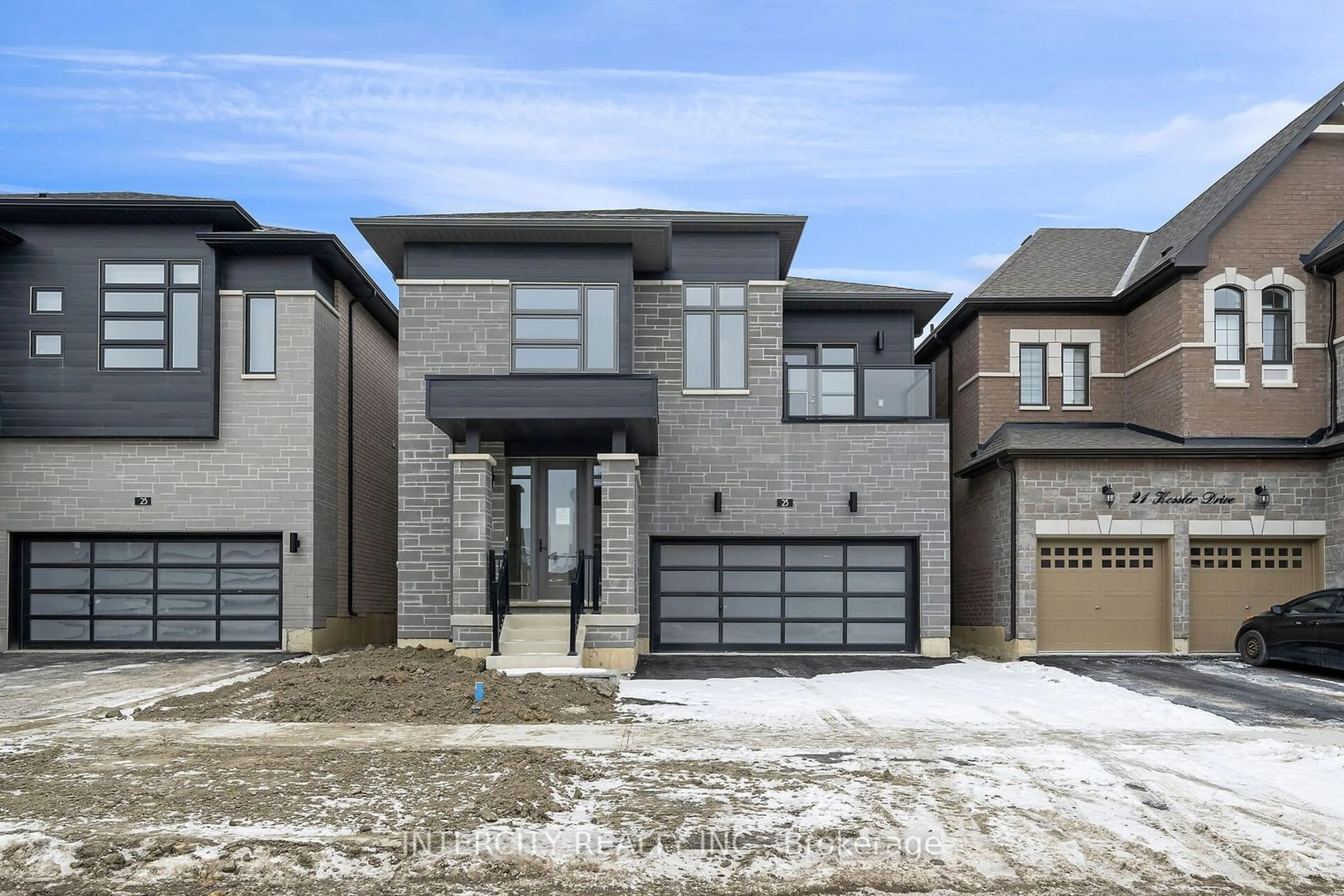 Home with brick exterior material, street for 23 Kessler Dr #Lot 118, Brampton Ontario L6R 4G2