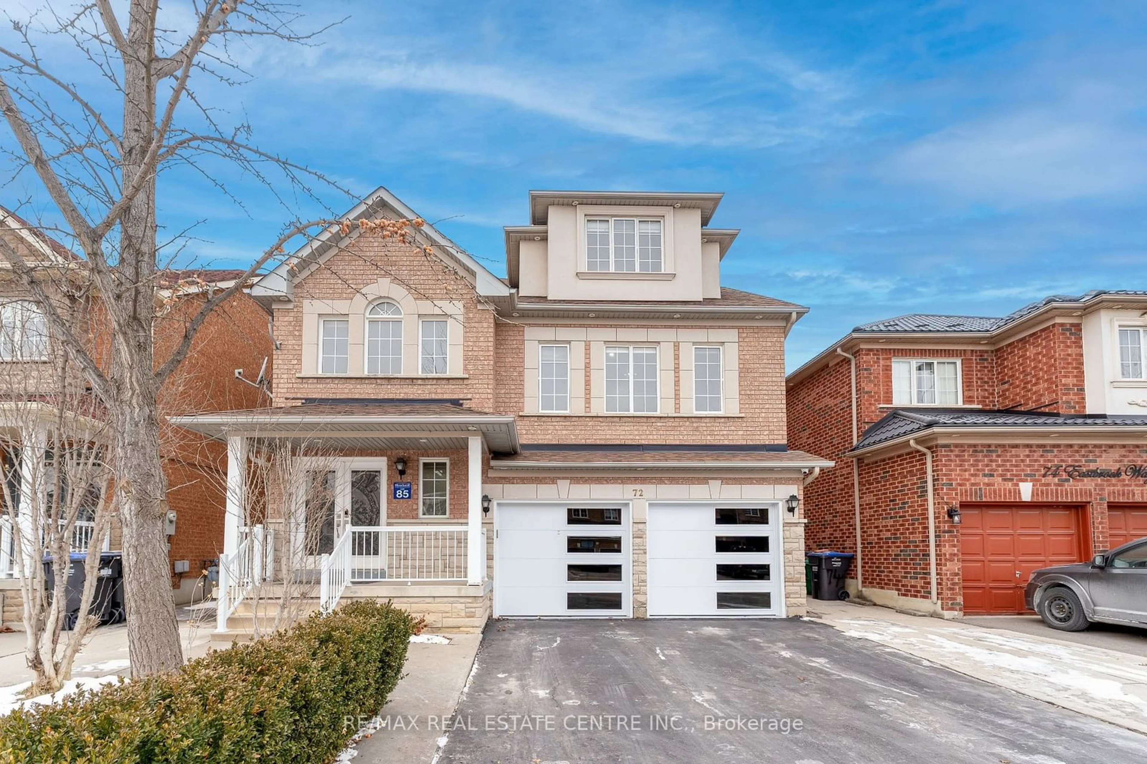 Home with brick exterior material, street for 72 Eastbrook Way, Brampton Ontario L6P 1K6