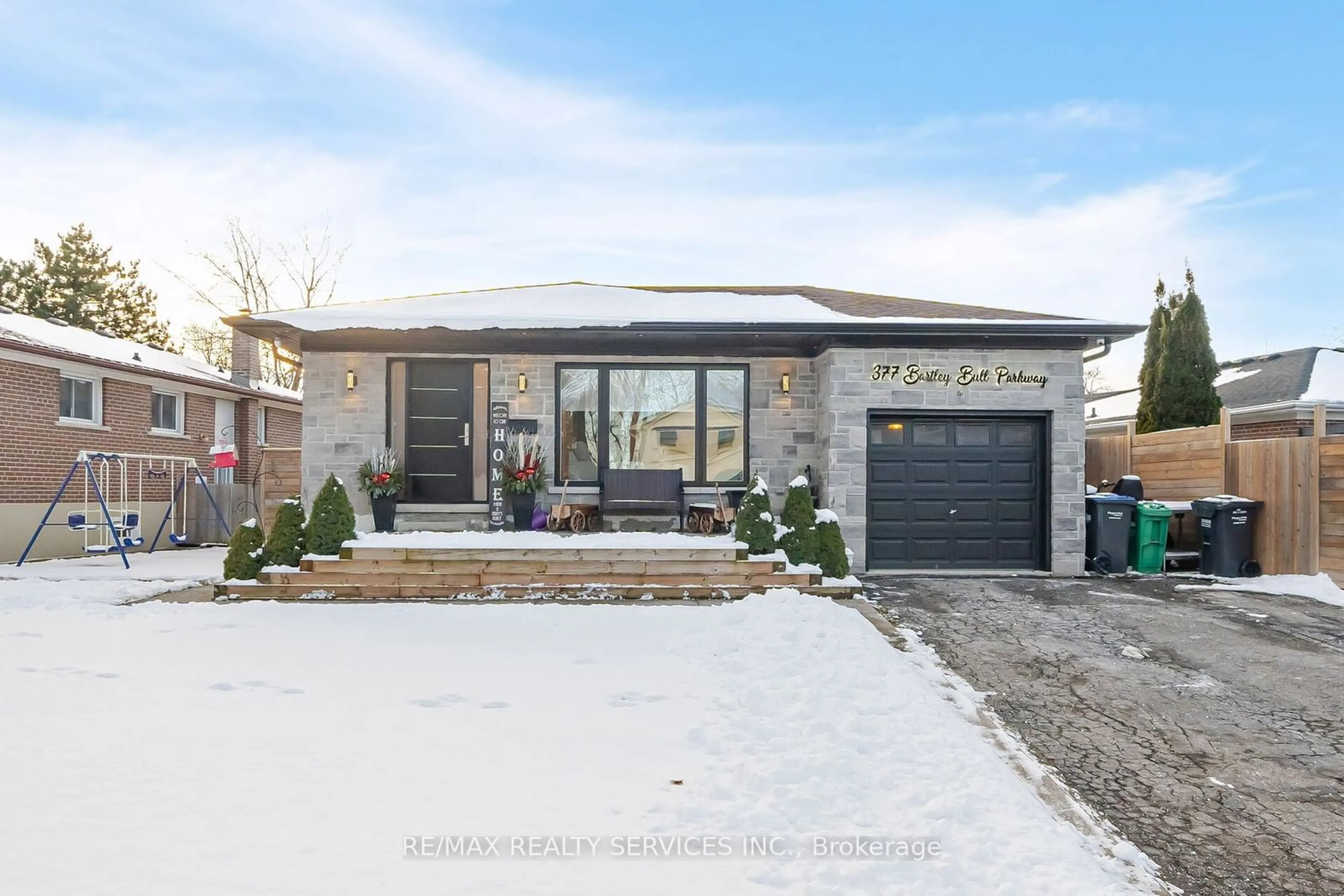 Home with brick exterior material, street for 377 Bartley Bull Pkwy, Brampton Ontario L6W 2M1