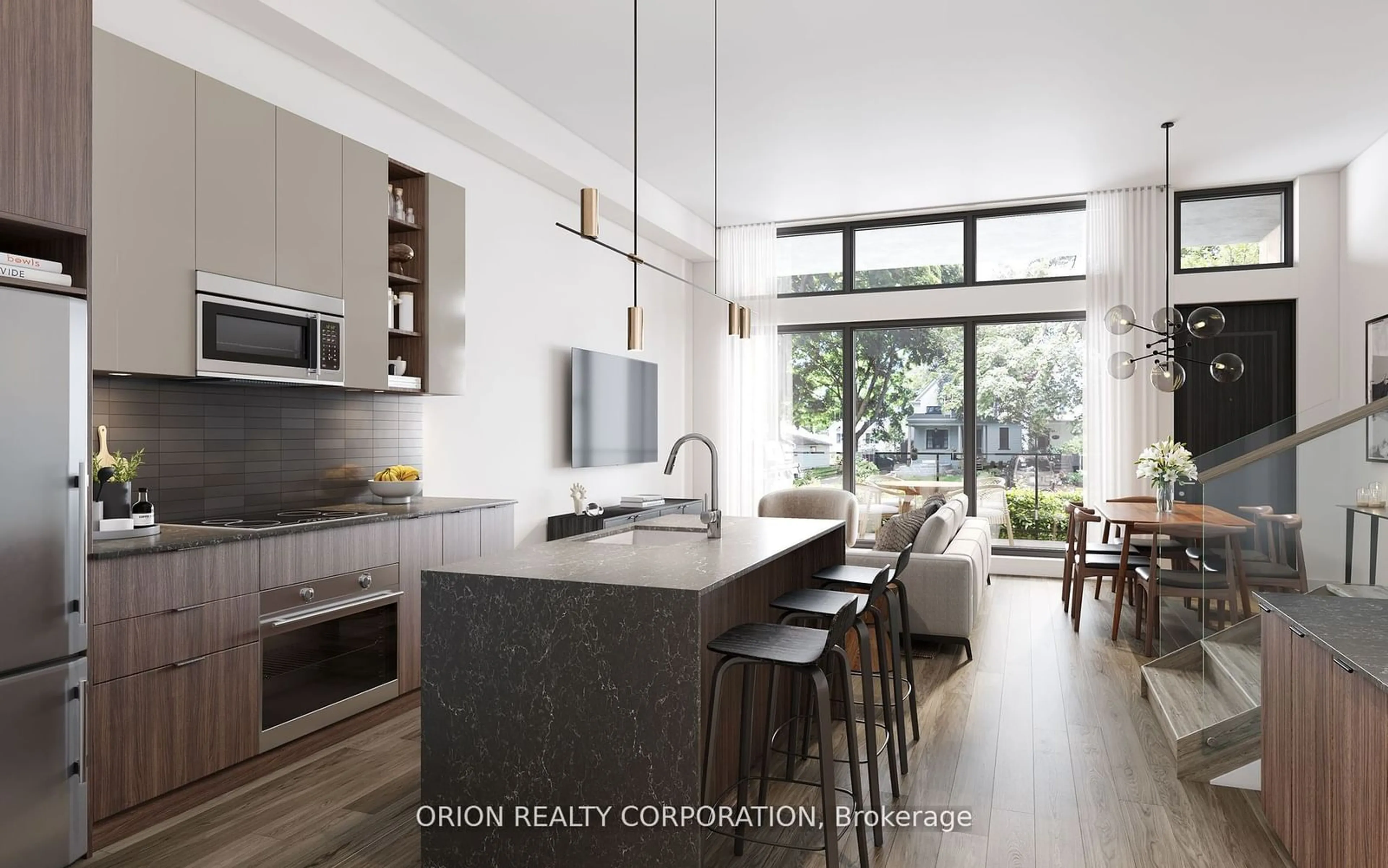 Open concept kitchen, unknown for 234 Kerr St #120, Oakville Ontario L6K 3A8