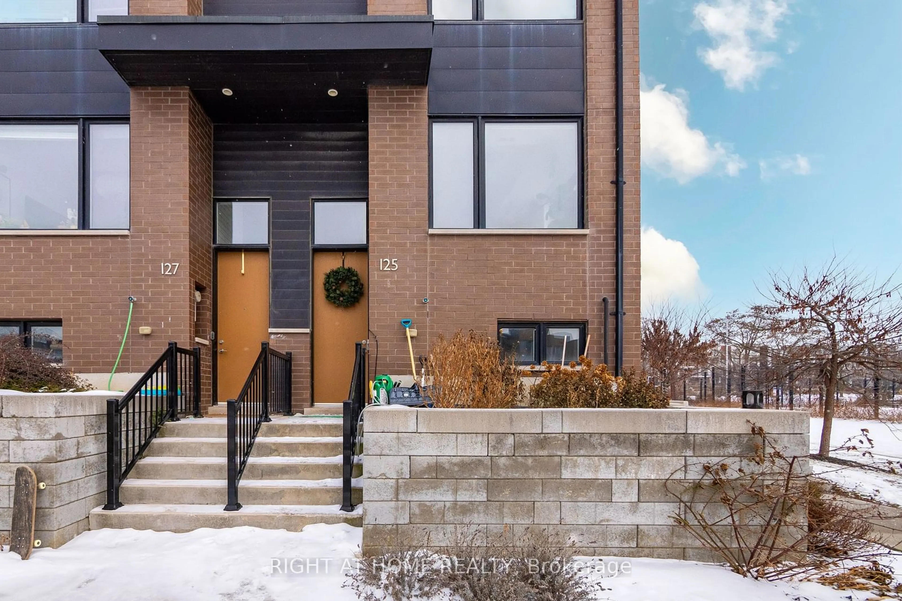 Home with brick exterior material, street for 125 Stanley Greene Blvd, Toronto Ontario M3K 0A7