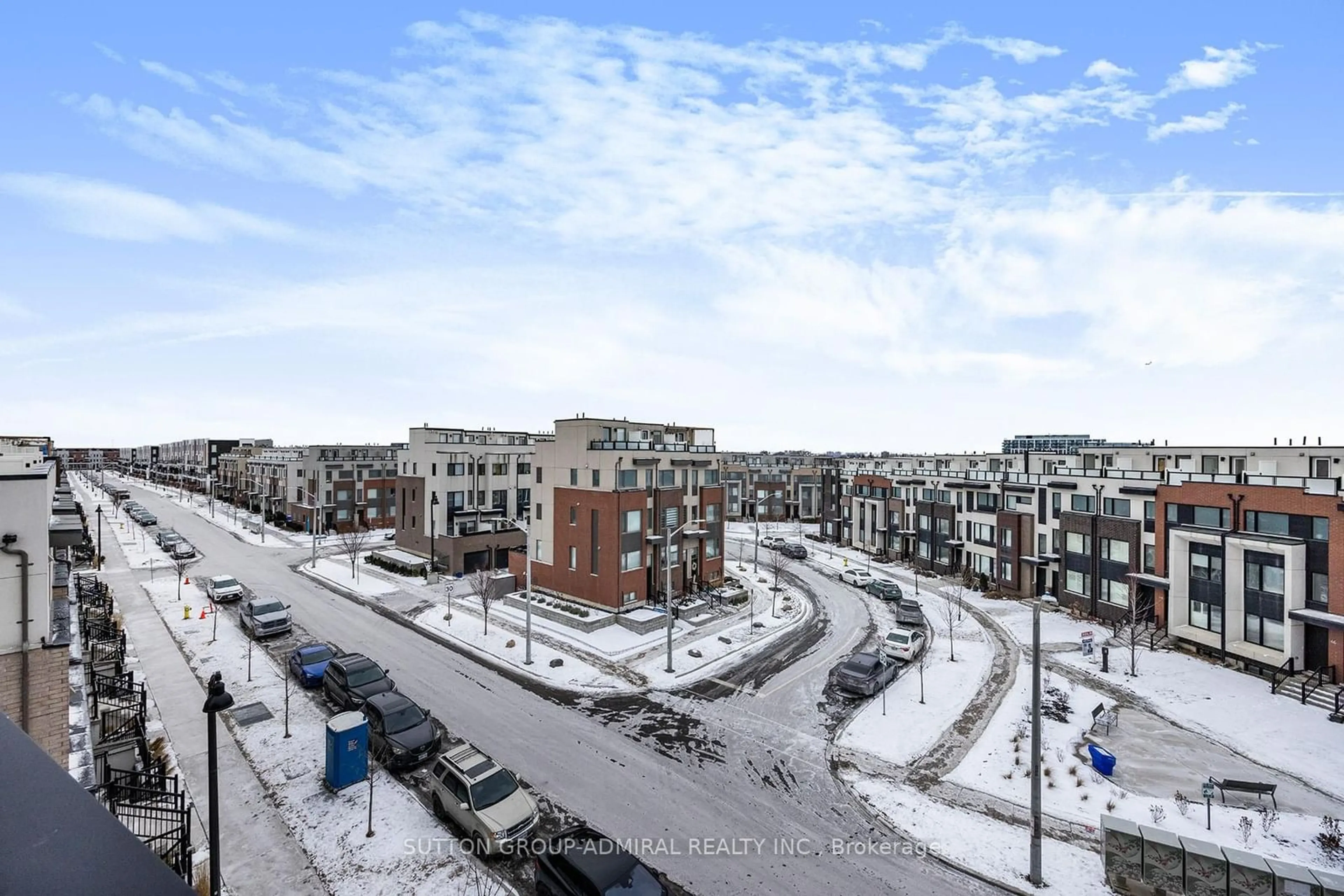 A pic from outside/outdoor area/front of a property/back of a property/a pic from drone, city buildings view from balcony for 181 William Duncan Rd #7, Toronto Ontario M3K 0B7