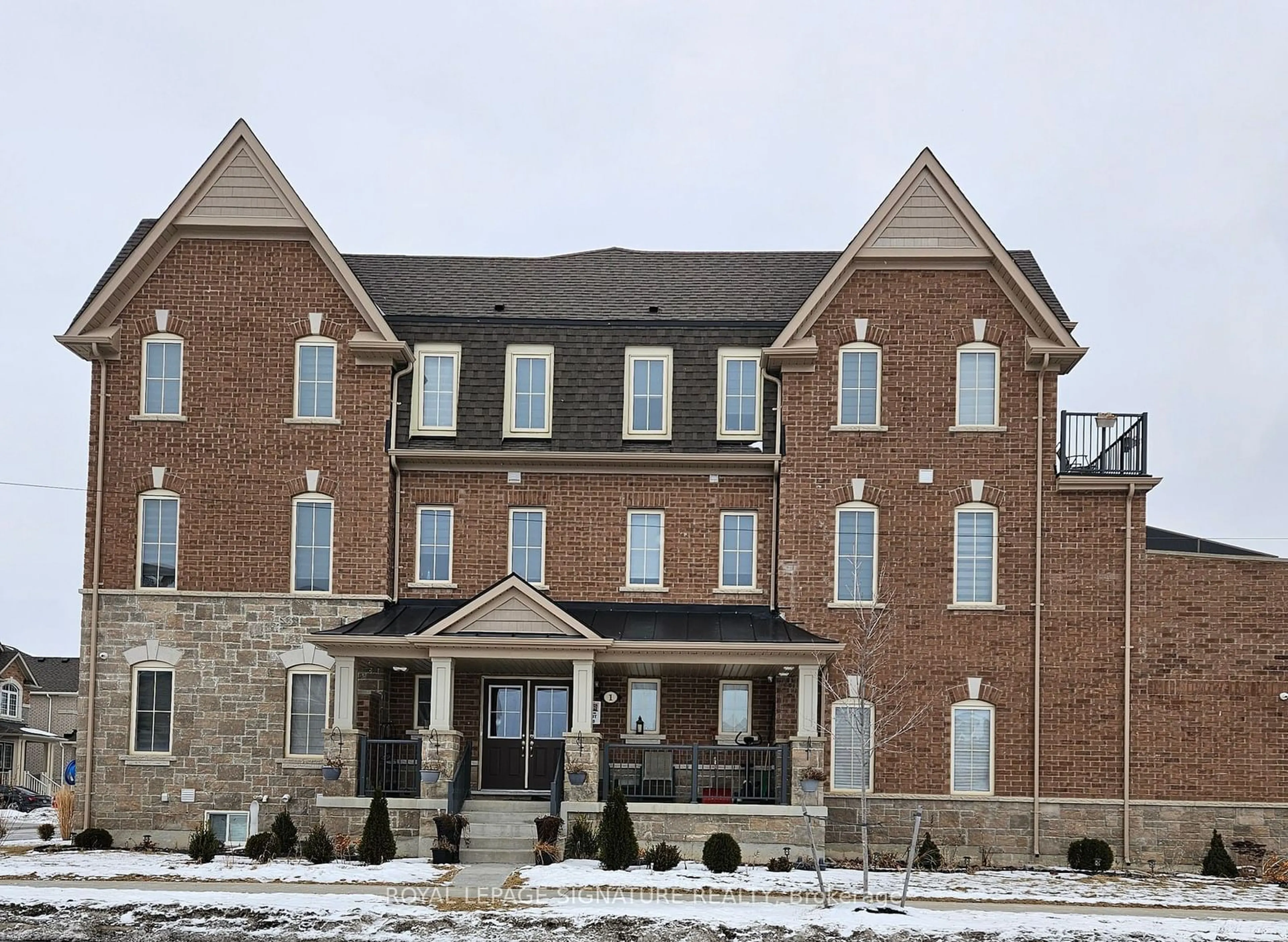 Home with brick exterior material, building for 1 Fresnel Rd, Brampton Ontario L7A 4Z2