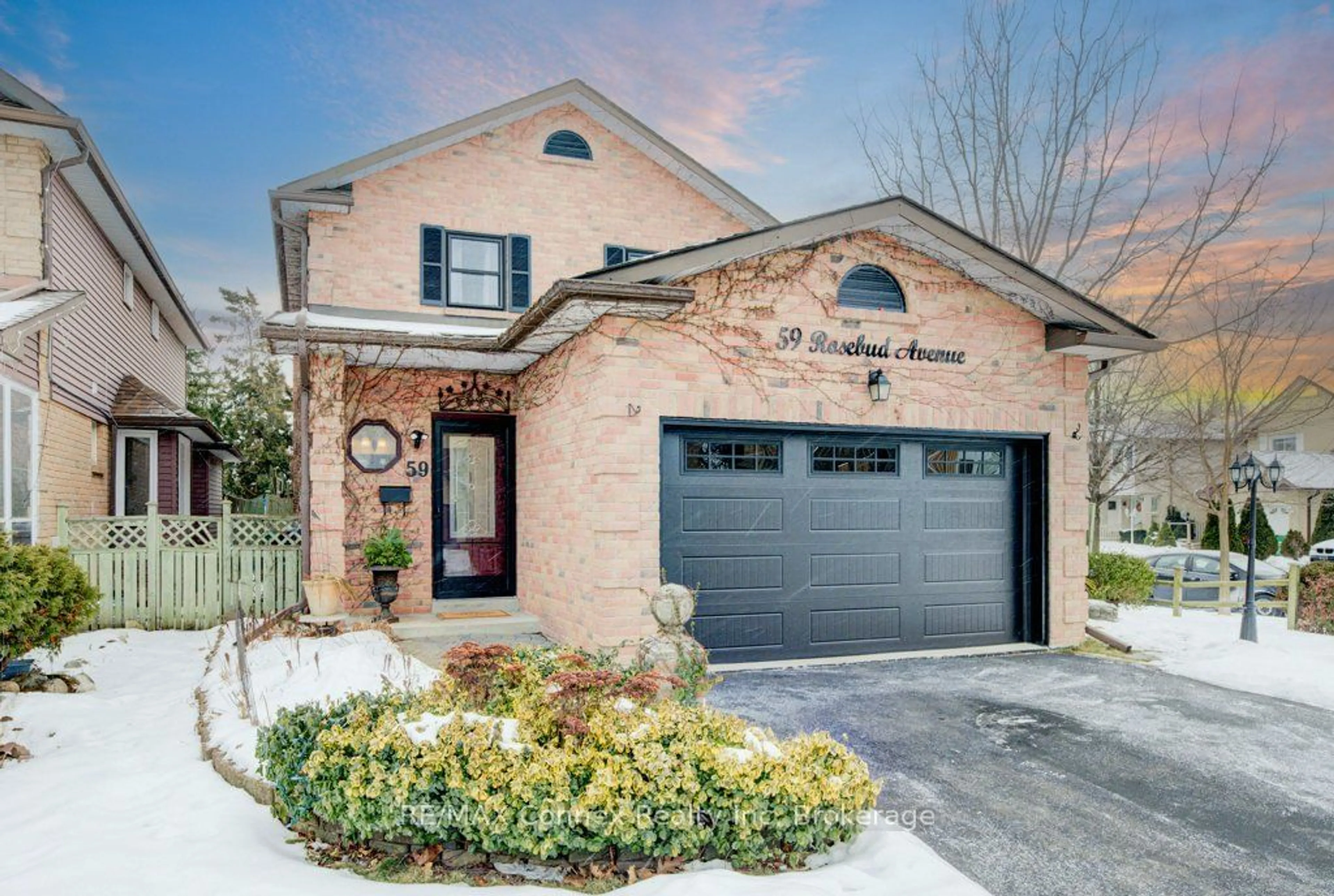 Home with brick exterior material, street for 59 Rosebud Ave, Brampton Ontario L6X 2W4