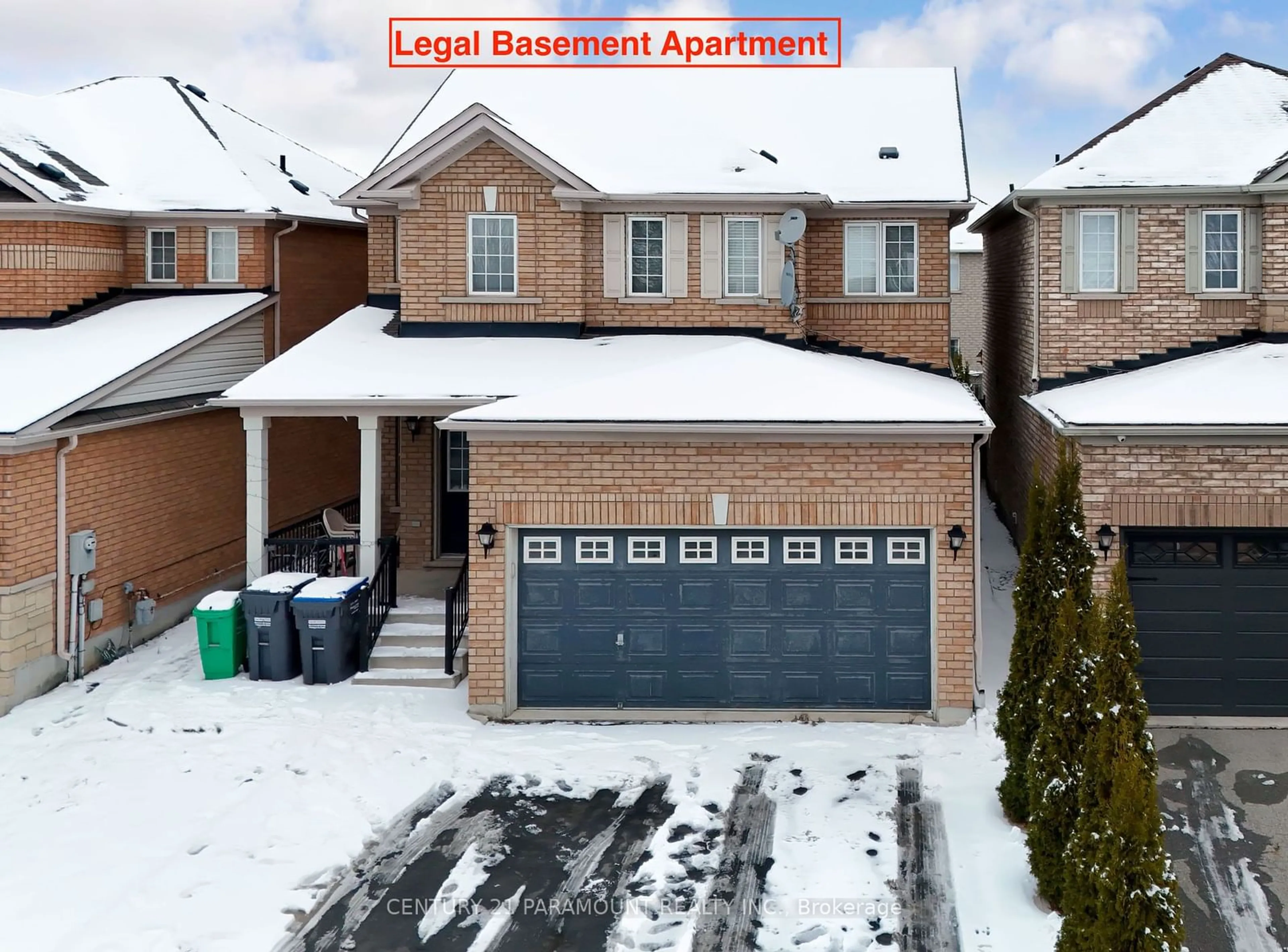 A pic from outside/outdoor area/front of a property/back of a property/a pic from drone, street for 43 Crystal Glen Cres, Brampton Ontario L6X 0K1