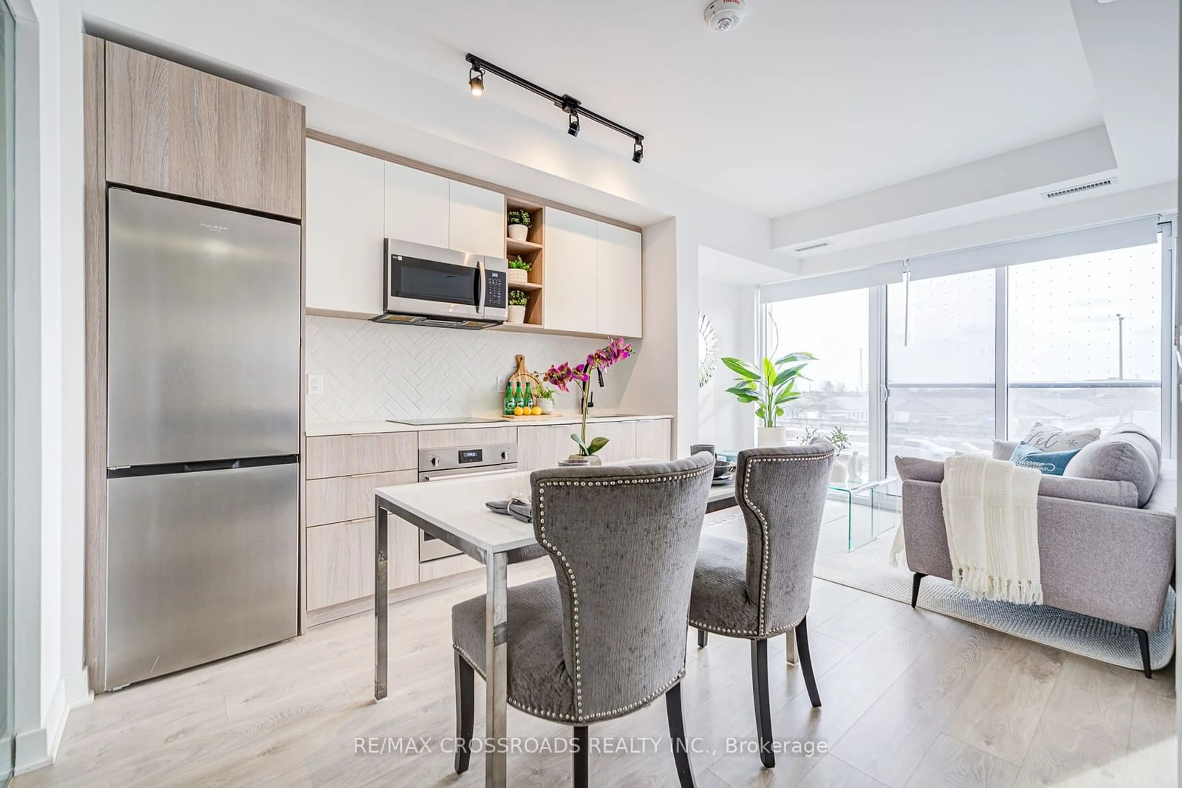 Open concept kitchen, unknown for 36 Zorra St #209, Toronto Ontario M8Z 0G5