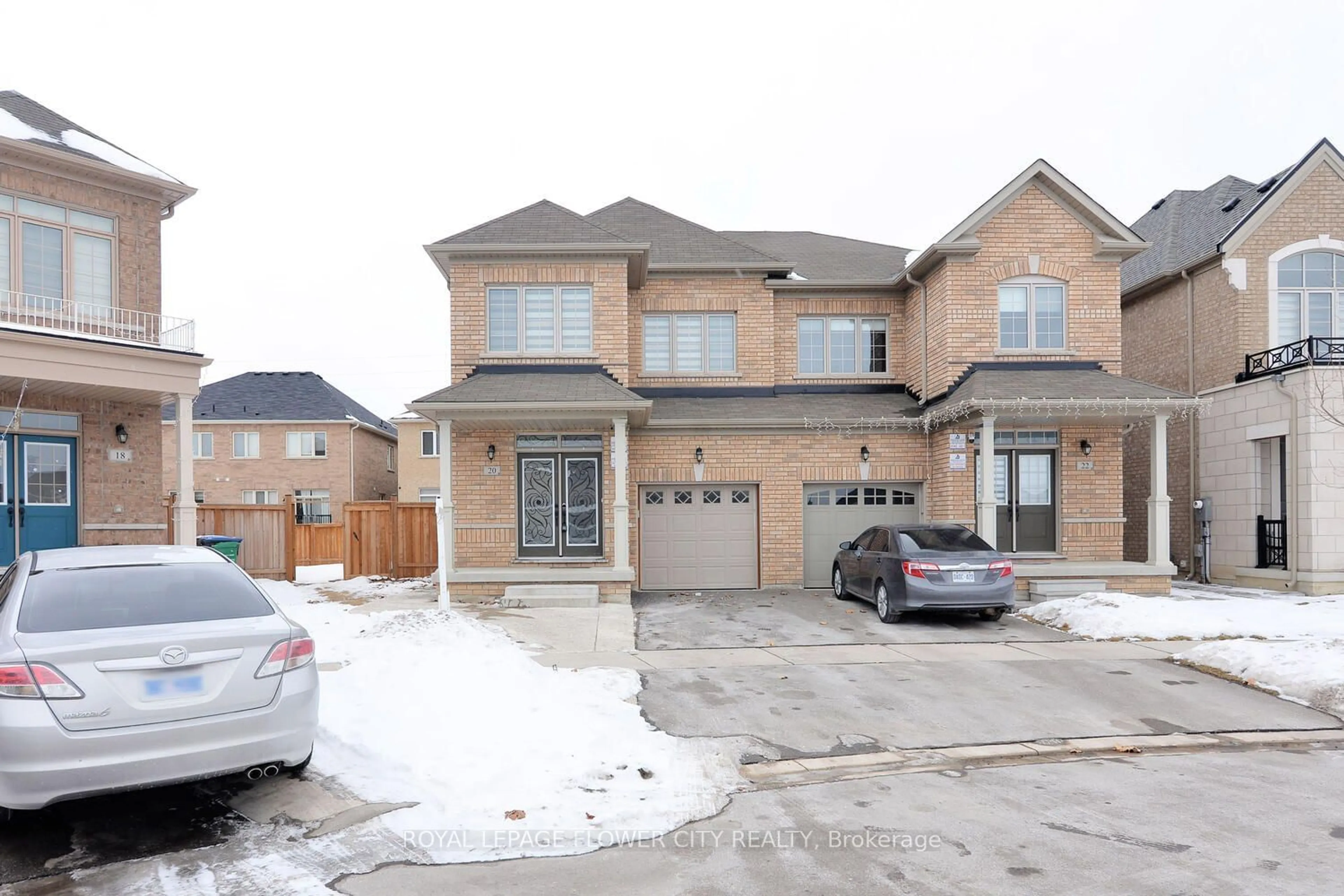 Home with brick exterior material, street for 20 Brent Stephens Way, Brampton Ontario L7A 5B6