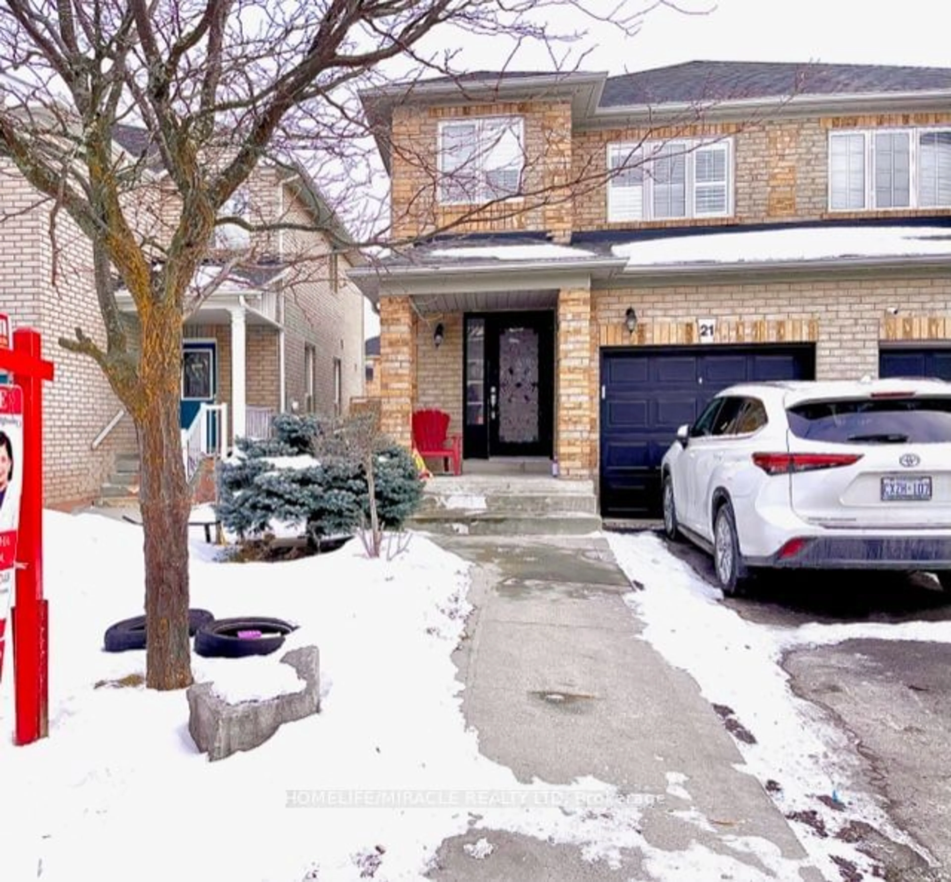 Home with brick exterior material, street for 21 Roadmaster Lane, Brampton Ontario L7A 3A9