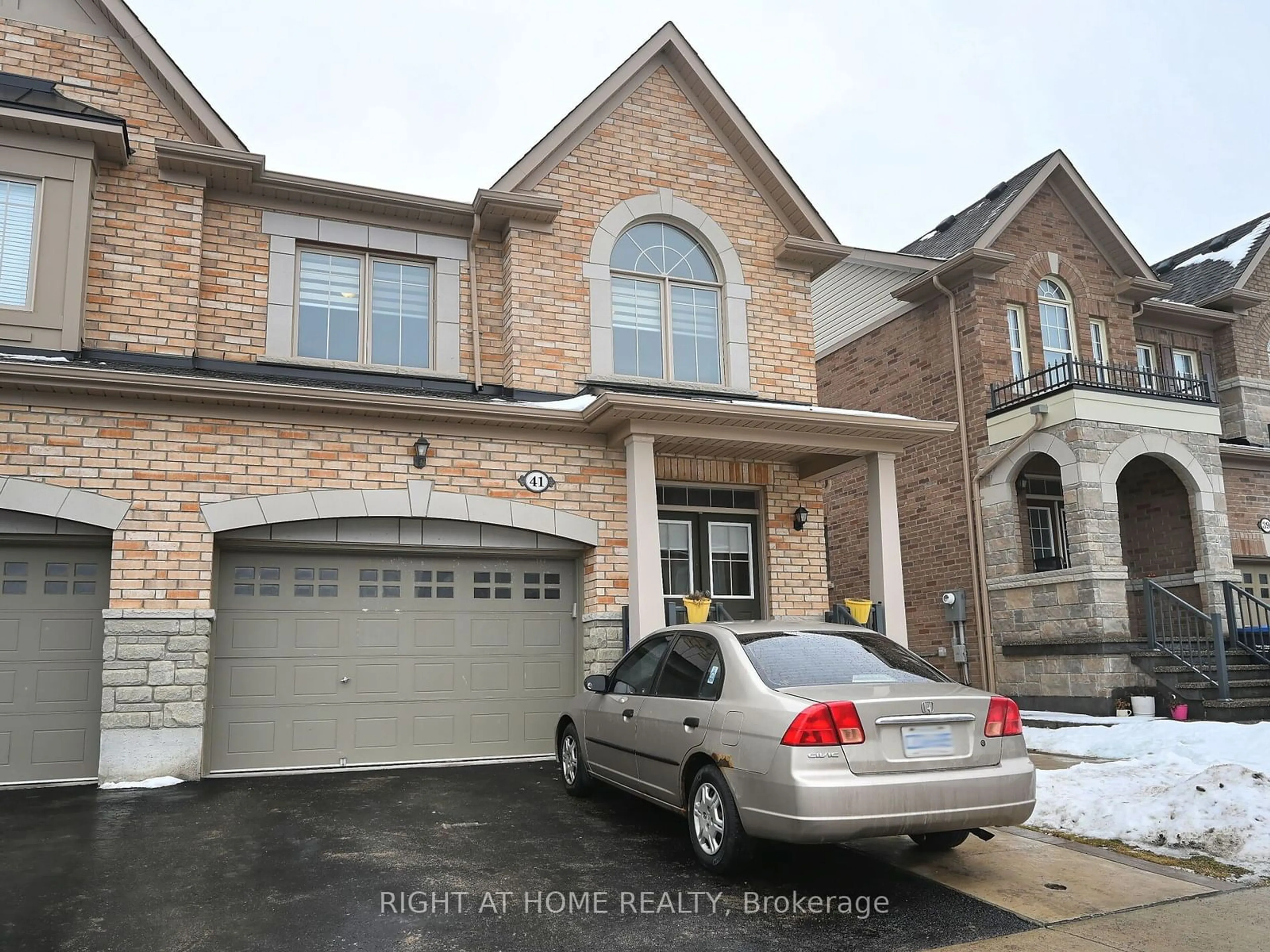 Home with brick exterior material, street for 41 Merrybrook Tr, Brampton Ontario L7A 4V9