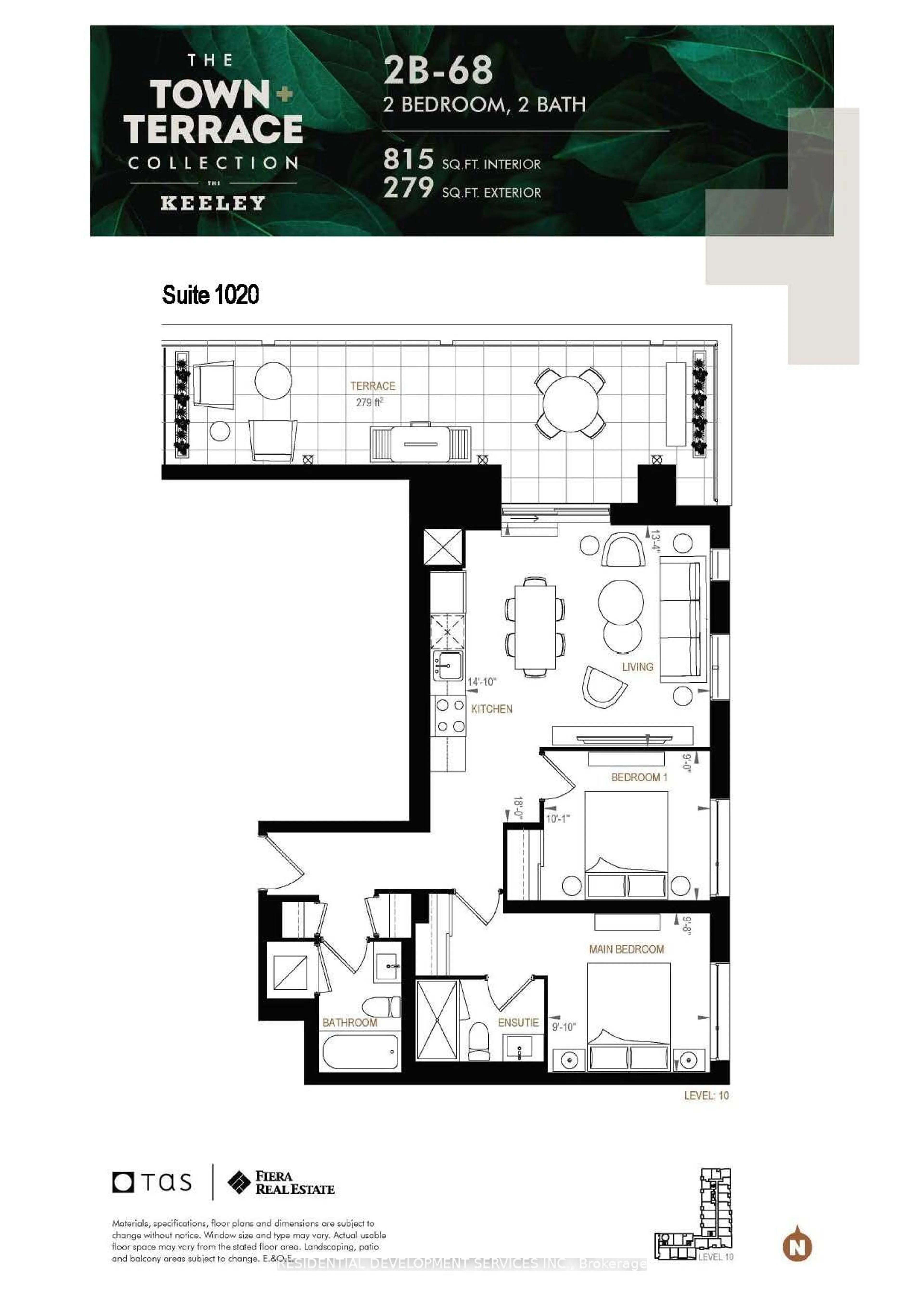 Floor plan for 3100 Keele St #1020, Toronto Ontario M3M 0E1