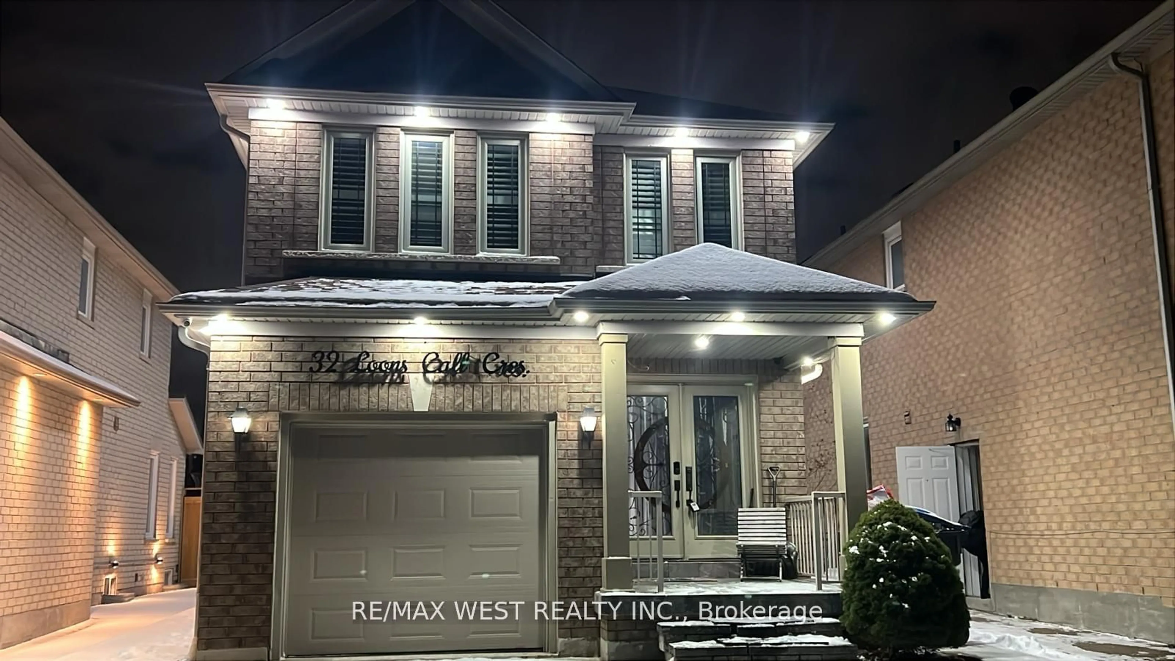 Home with brick exterior material, street for 32 Loons Call Cres, Brampton Ontario L6R 2G5