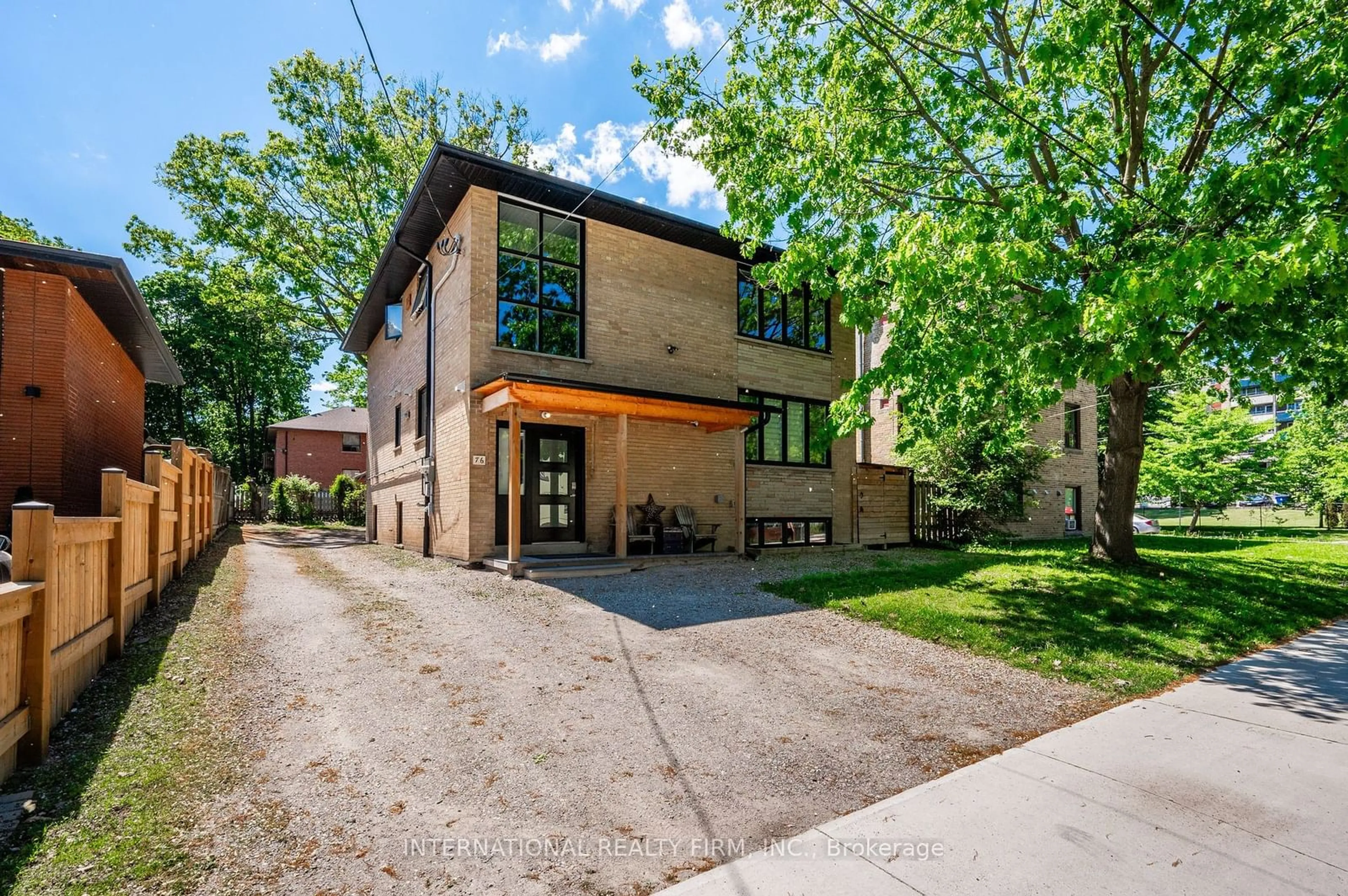 Home with brick exterior material, building for 76 Thirty Fifth St, Toronto Ontario M8W 3K4