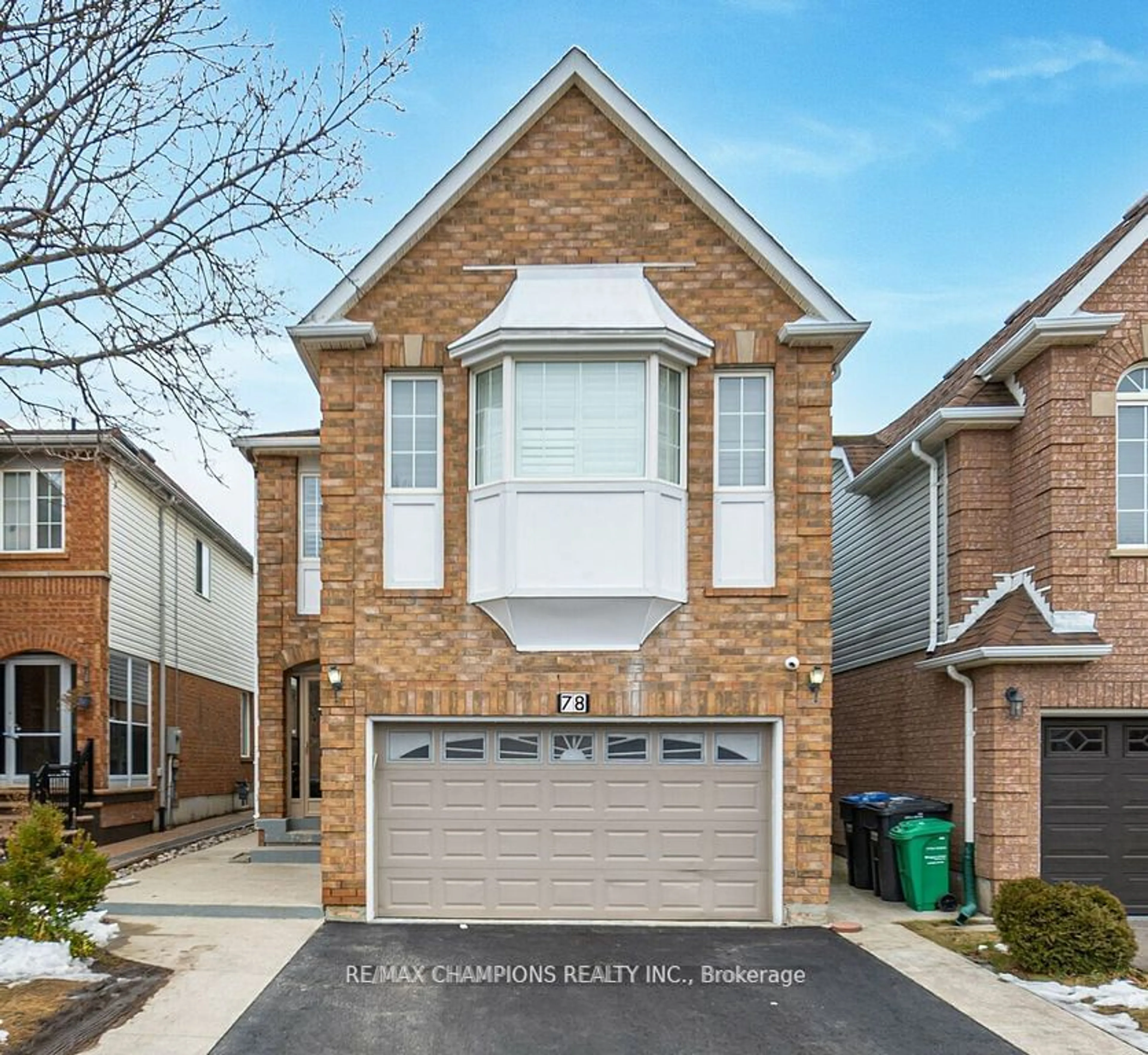 Home with brick exterior material, street for 78 Larkspur Rd, Brampton Ontario L6R 1X2