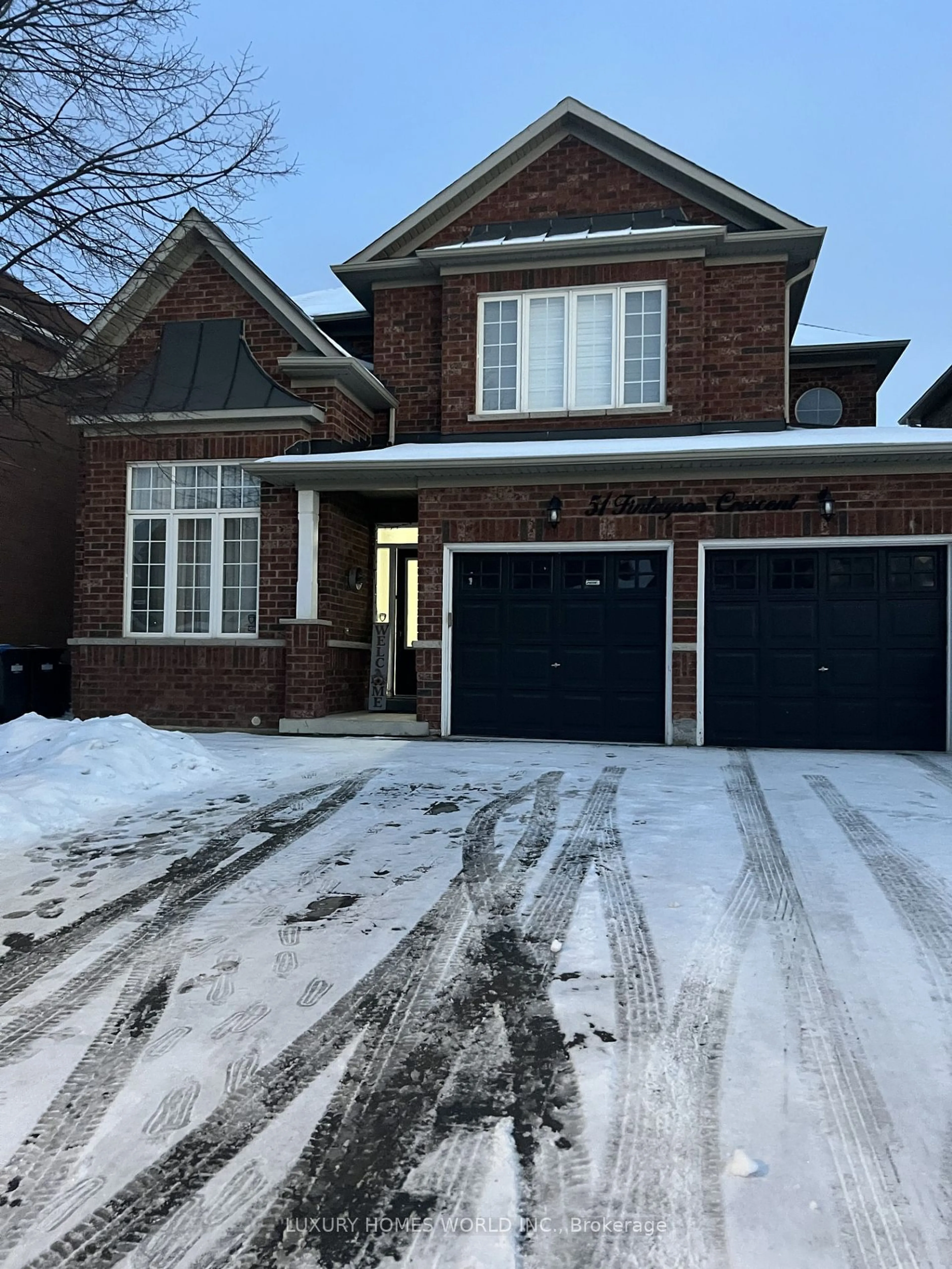 Home with brick exterior material, street for 51 Finlayson Cres, Brampton Ontario L6R 0L6