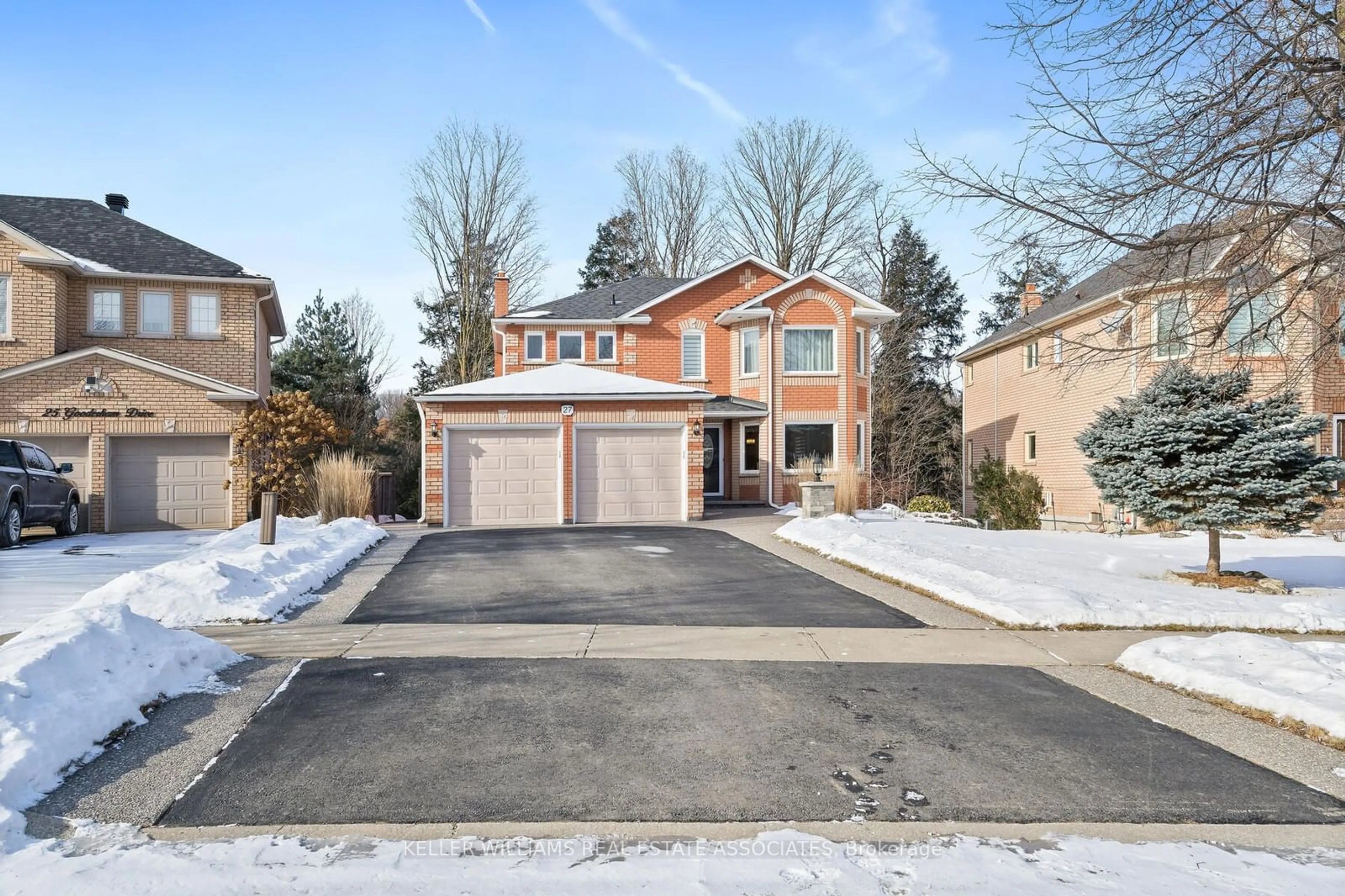 Home with brick exterior material, street for 27 Gooderham Dr, Halton Hills Ontario L7G 5R7