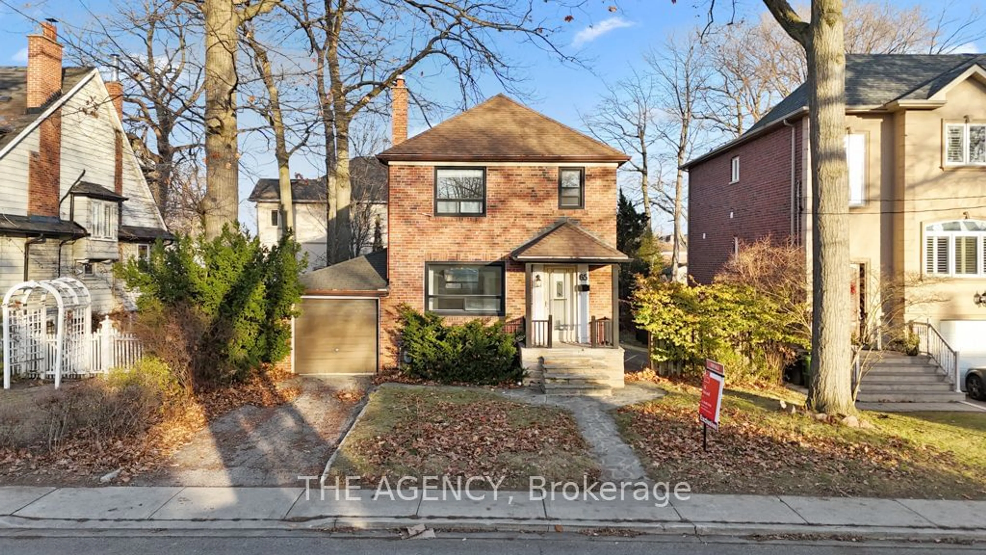 Home with brick exterior material, street for 65 Long Branch Ave, Toronto Ontario M8W 3J3