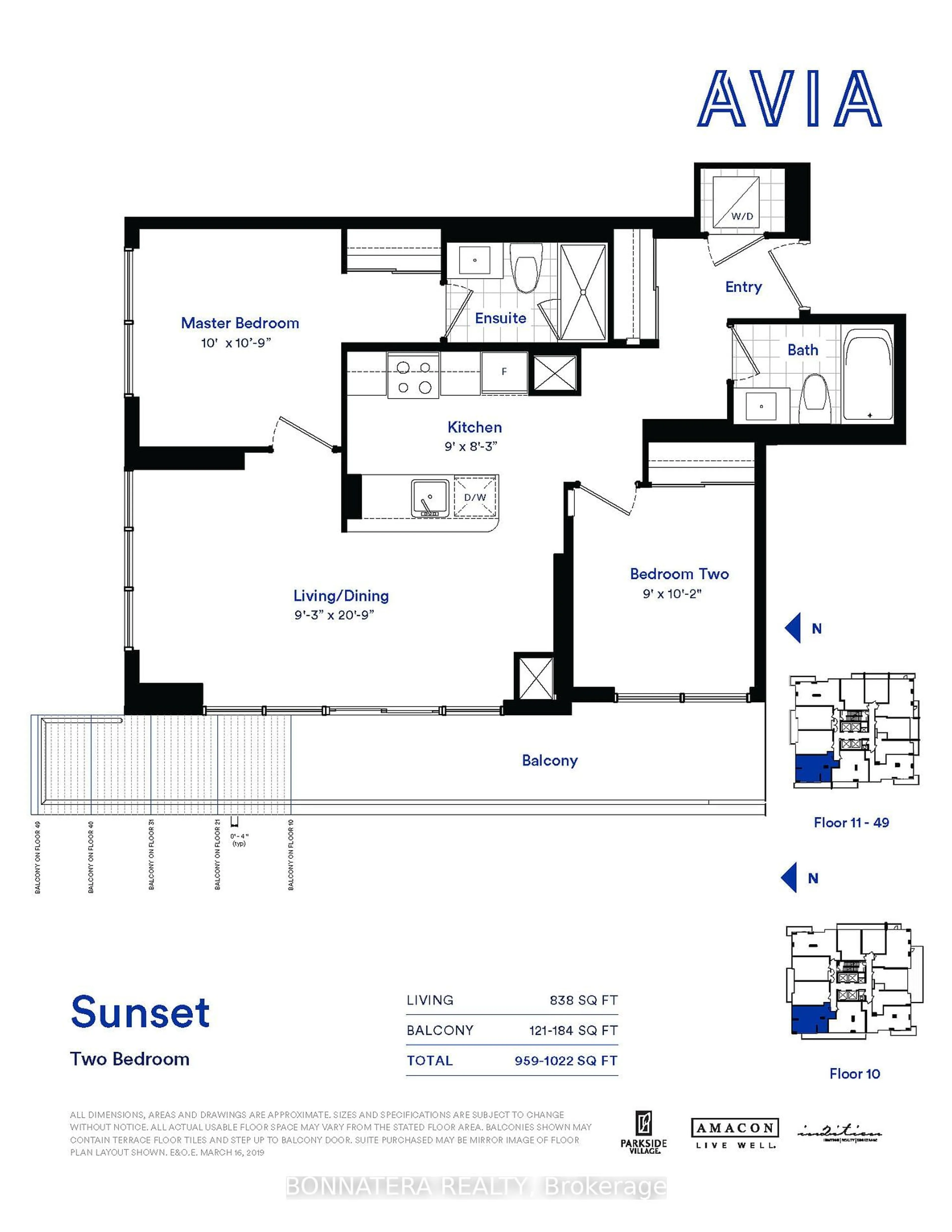 Floor plan for 430 Square One Dr #3008, Mississauga Ontario L5B 0L6