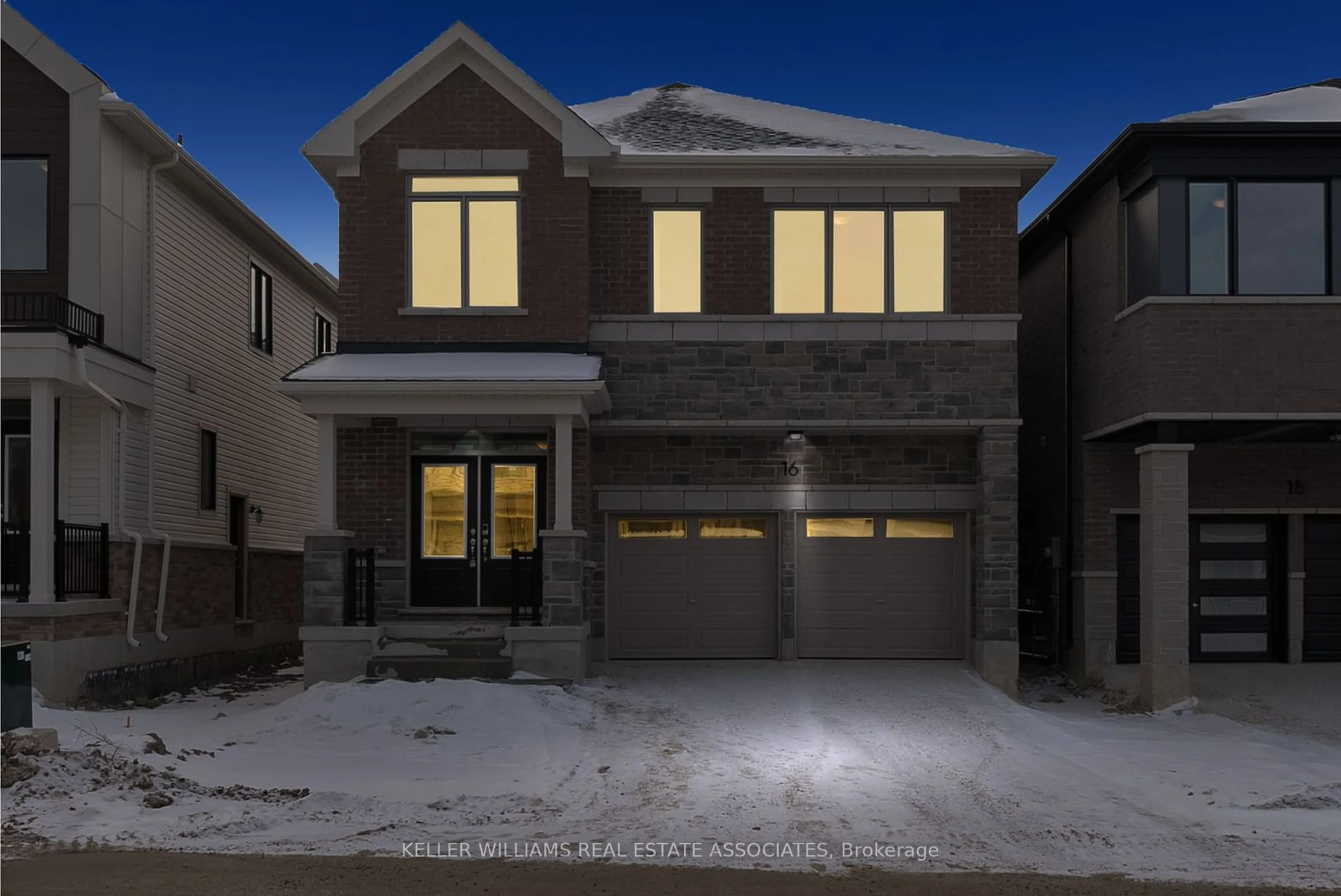 Home with brick exterior material, street for 16 Aster Woods Dr, Caledon Ontario L7C 4N8