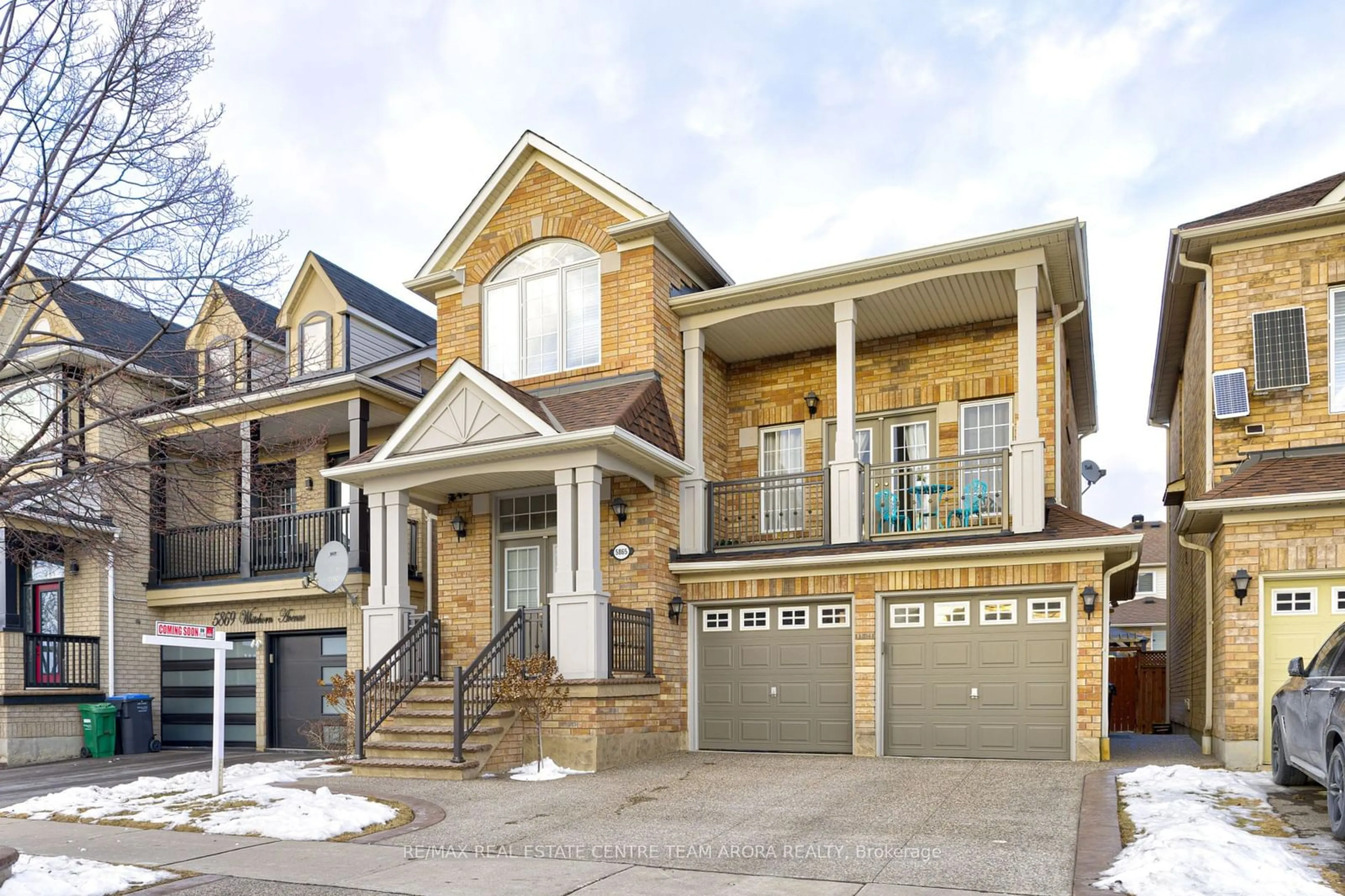 Home with brick exterior material, street for 5865 Whitehorn Ave, Mississauga Ontario L5V 2W7