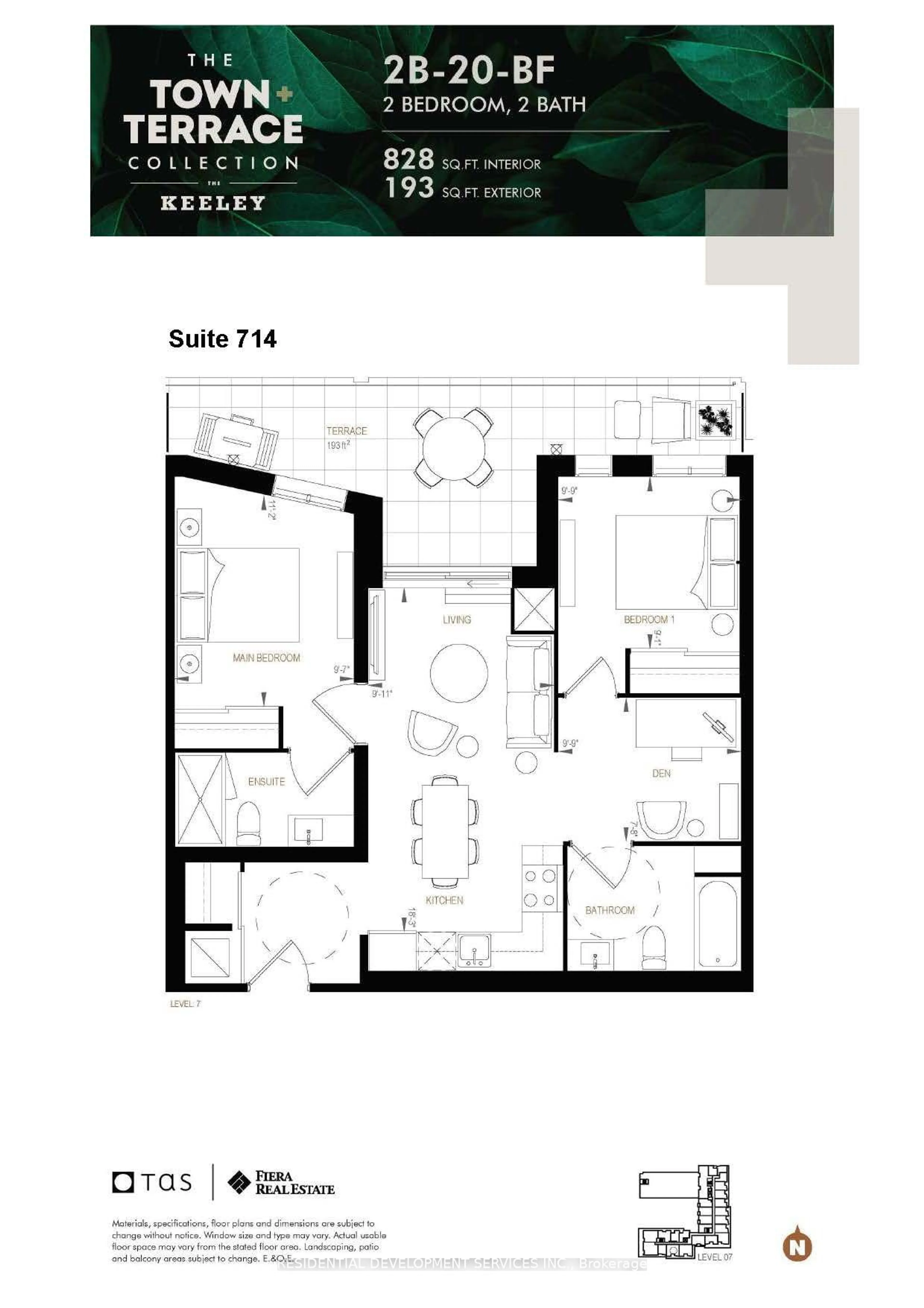 Floor plan for 3100 Keele St #714, Toronto Ontario M3M 0E1