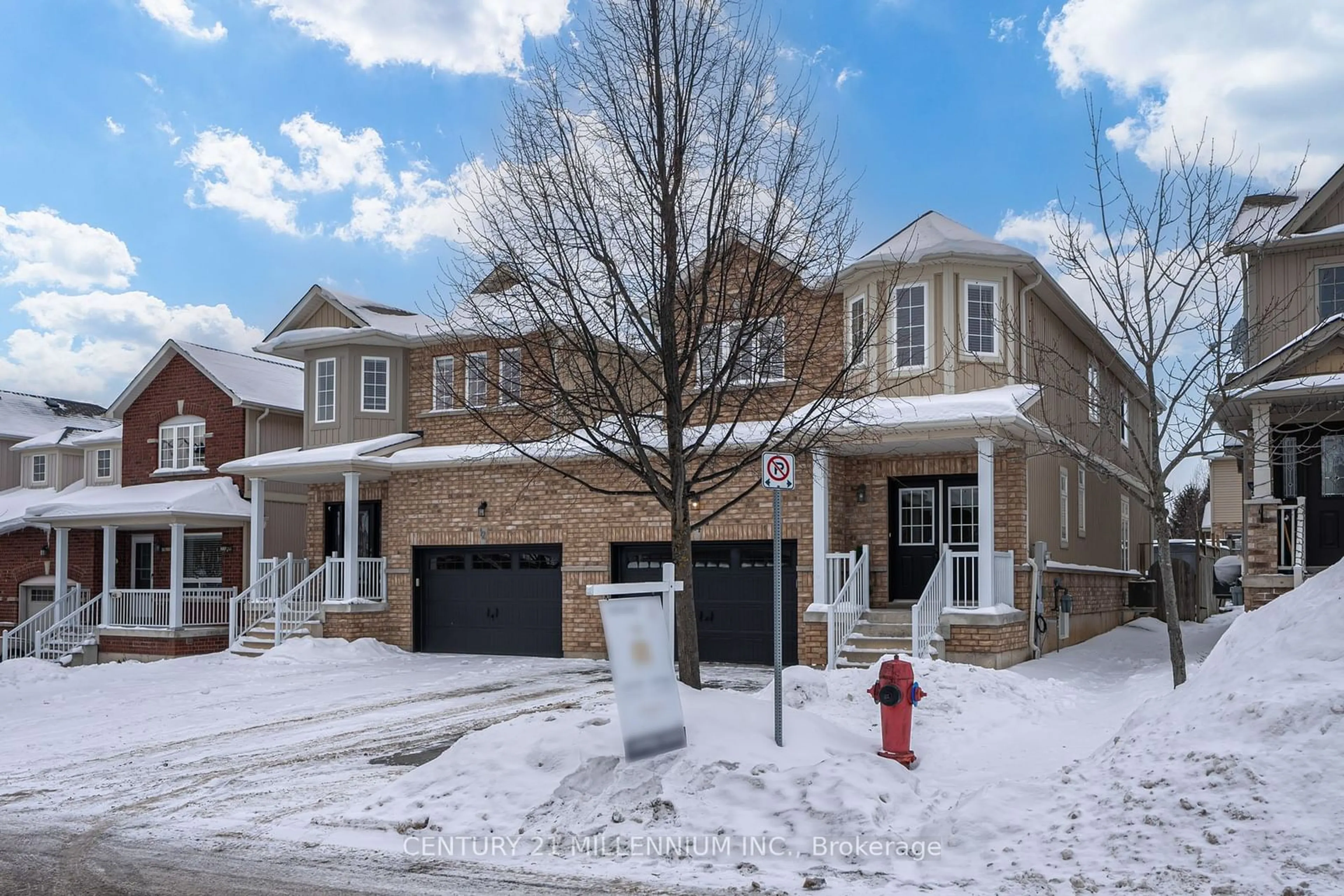 Home with brick exterior material, street for 14 James Arnott Cres, Orangeville Ontario L9W 0B5