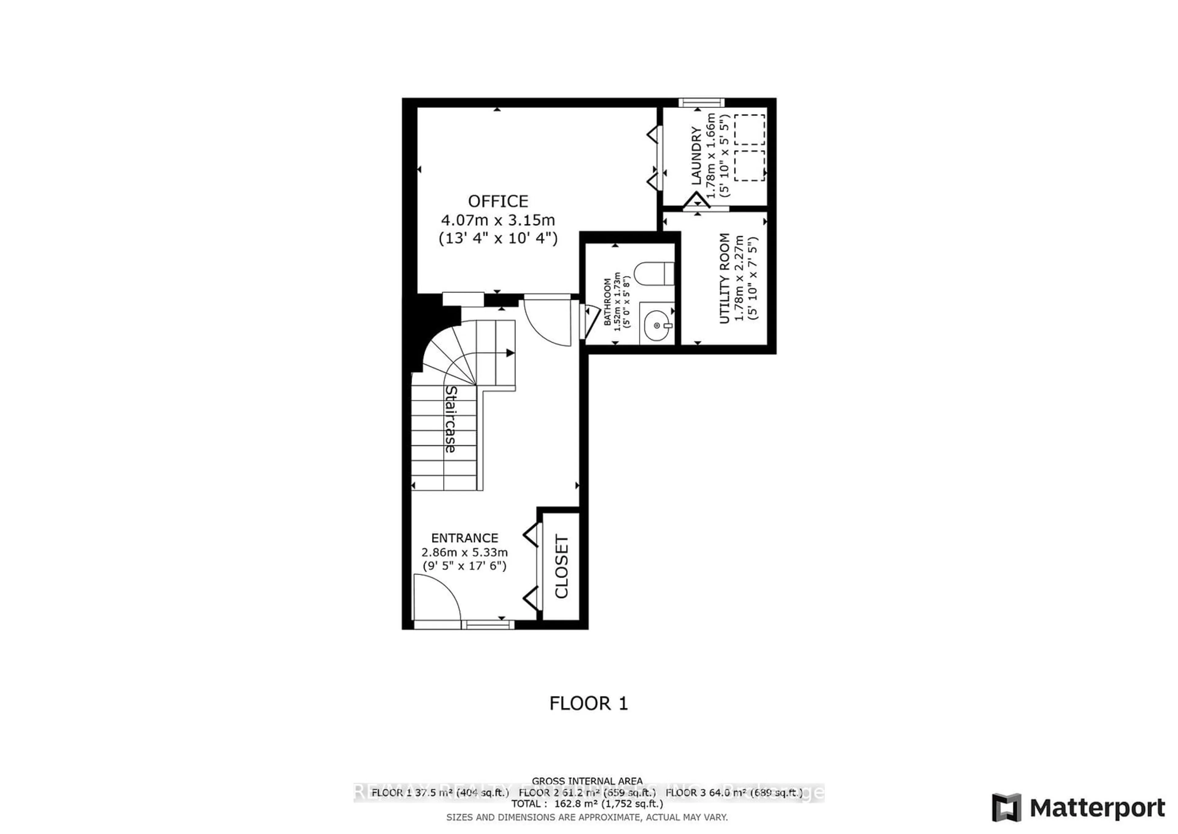 Floor plan for 6679 Shelter Bay Rd #37, Mississauga Ontario L5N 2A2