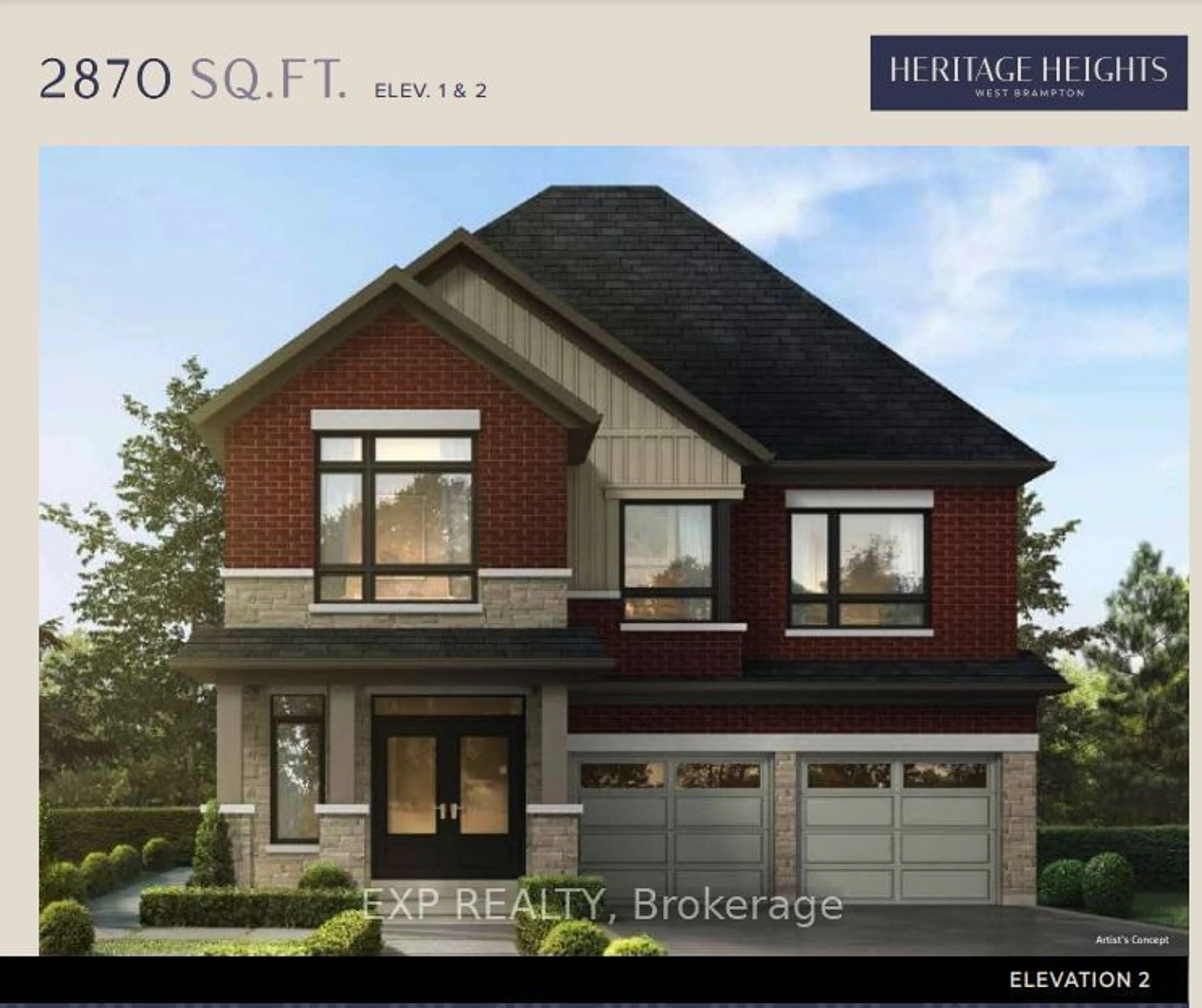 Home with brick exterior material, street for lot 17 Arnold Circ, Brampton Ontario L7A 0B8