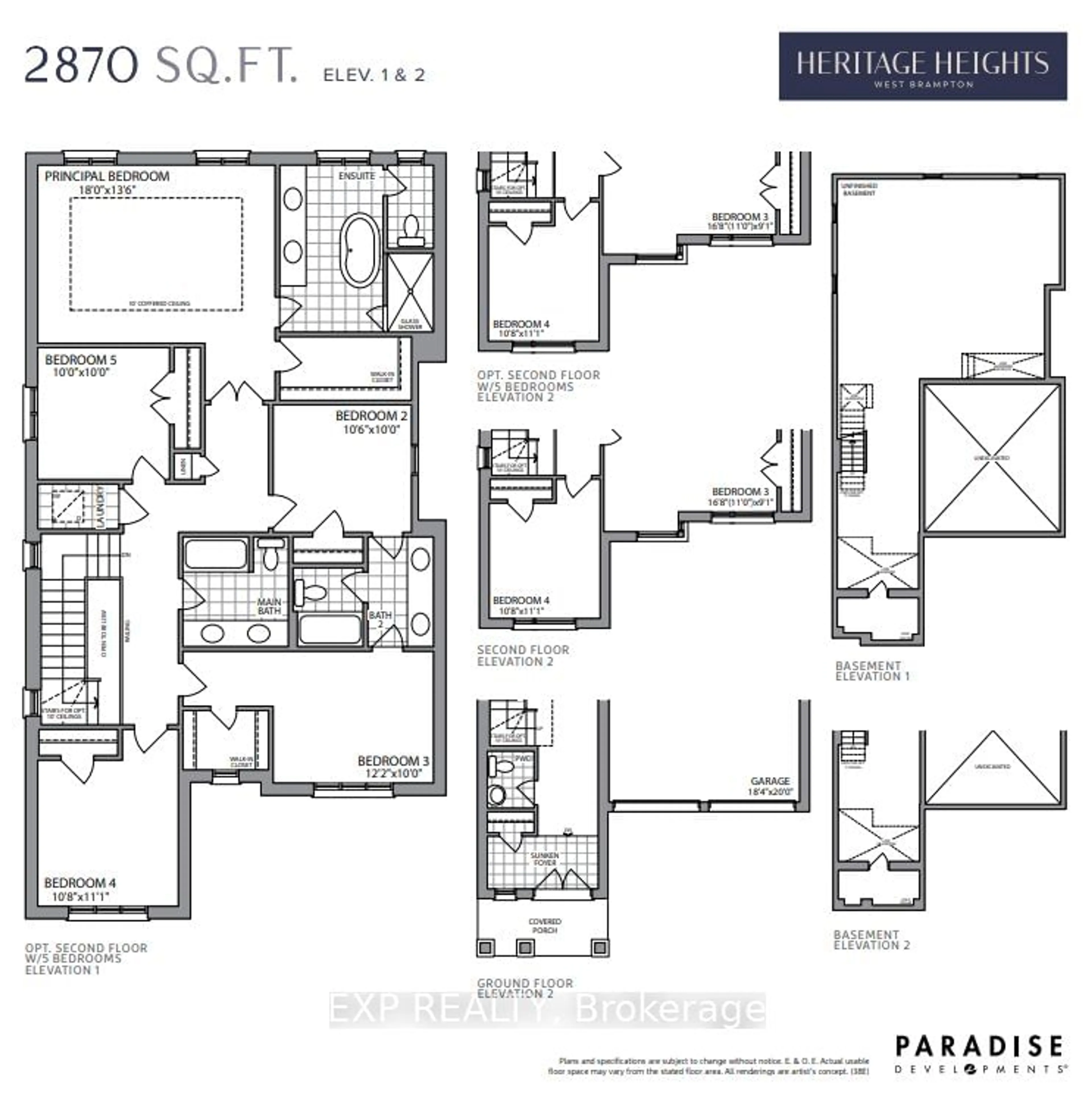 Floor plan for lot 17 Arnold Circ, Brampton Ontario L7A 0B8