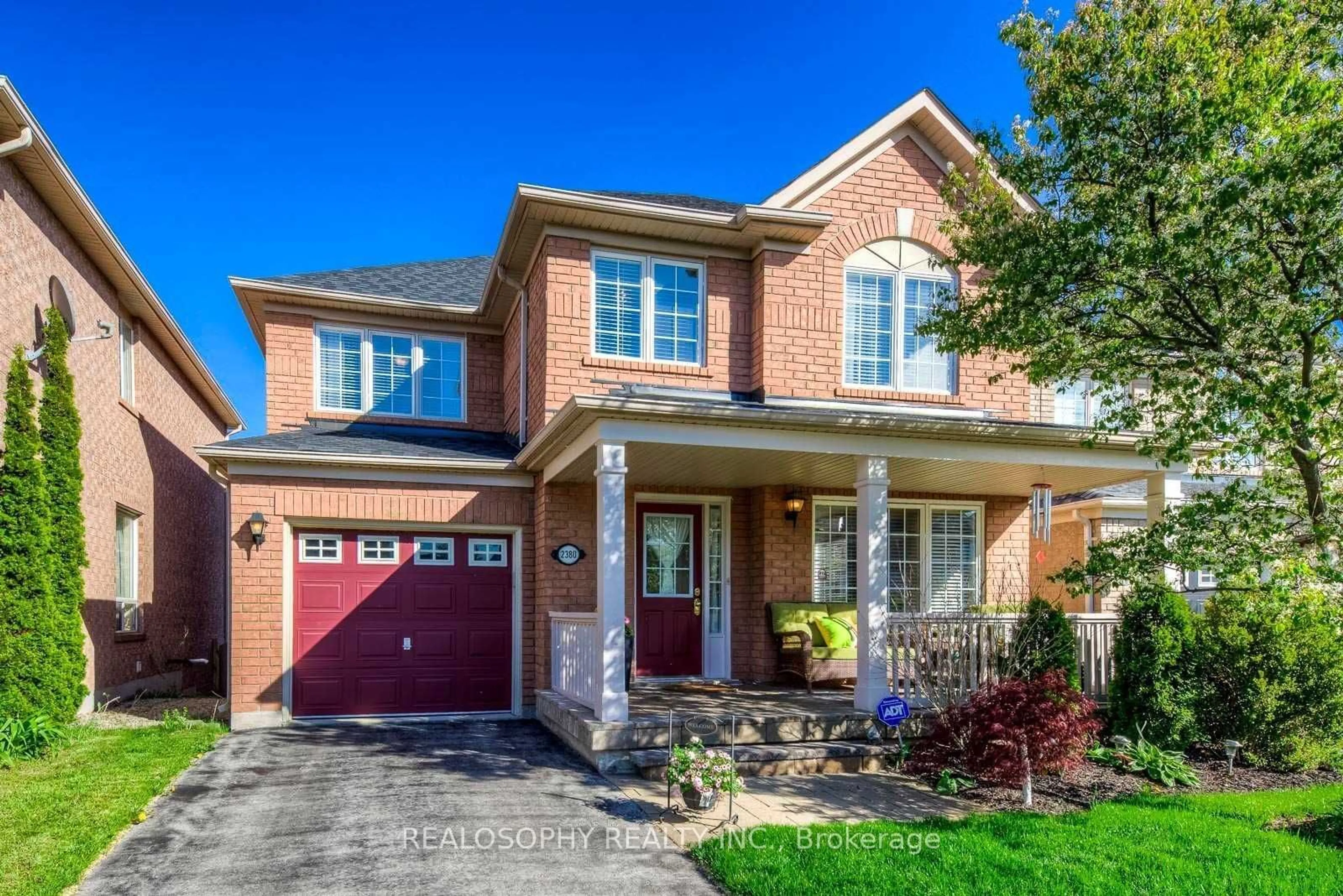 Home with brick exterior material, street for 2380 Hollybrook Dr, Oakville Ontario L6M 4S8