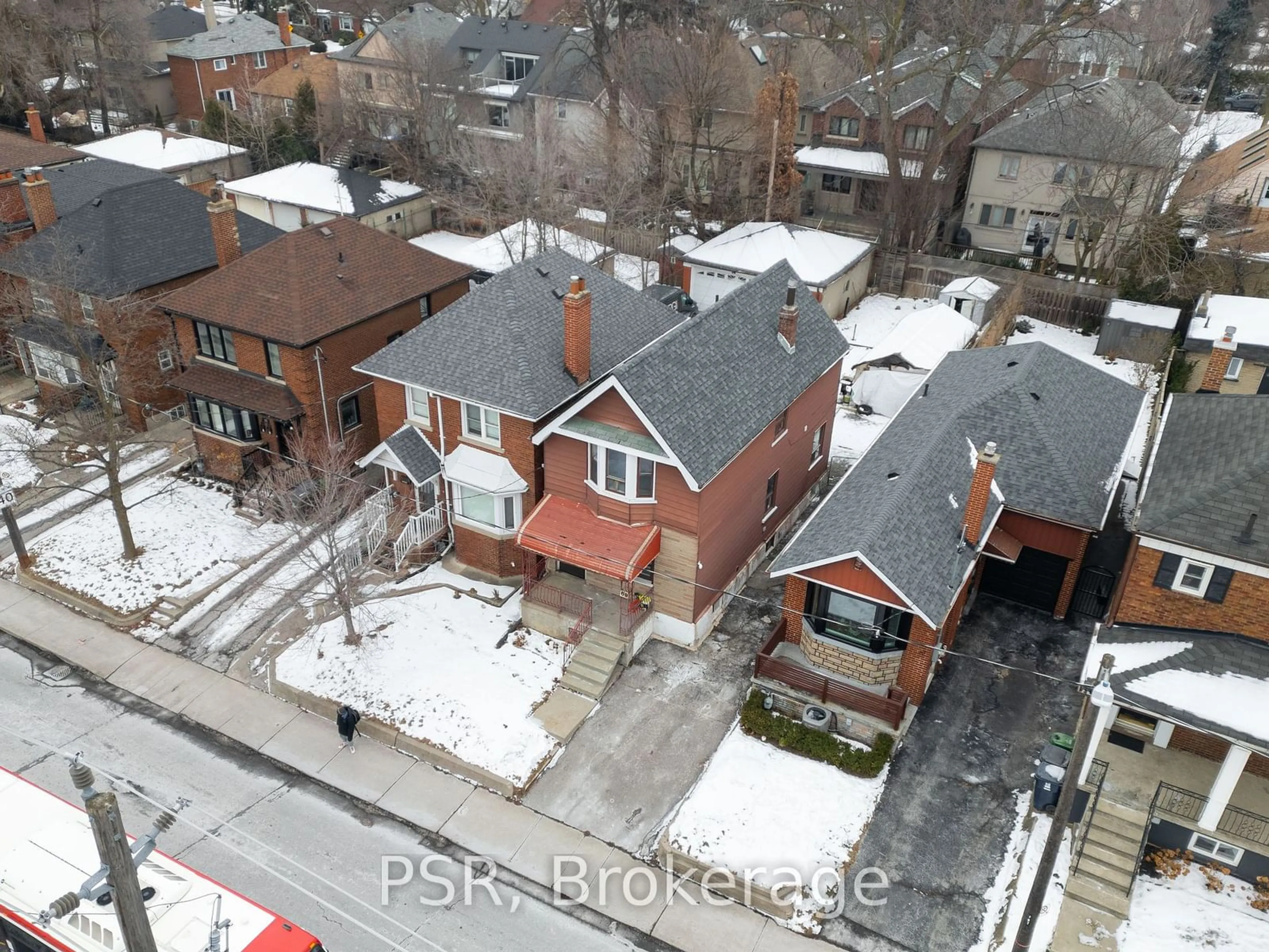 A pic from outside/outdoor area/front of a property/back of a property/a pic from drone, street for 69 Marlee Ave, Toronto Ontario M6E 3B2