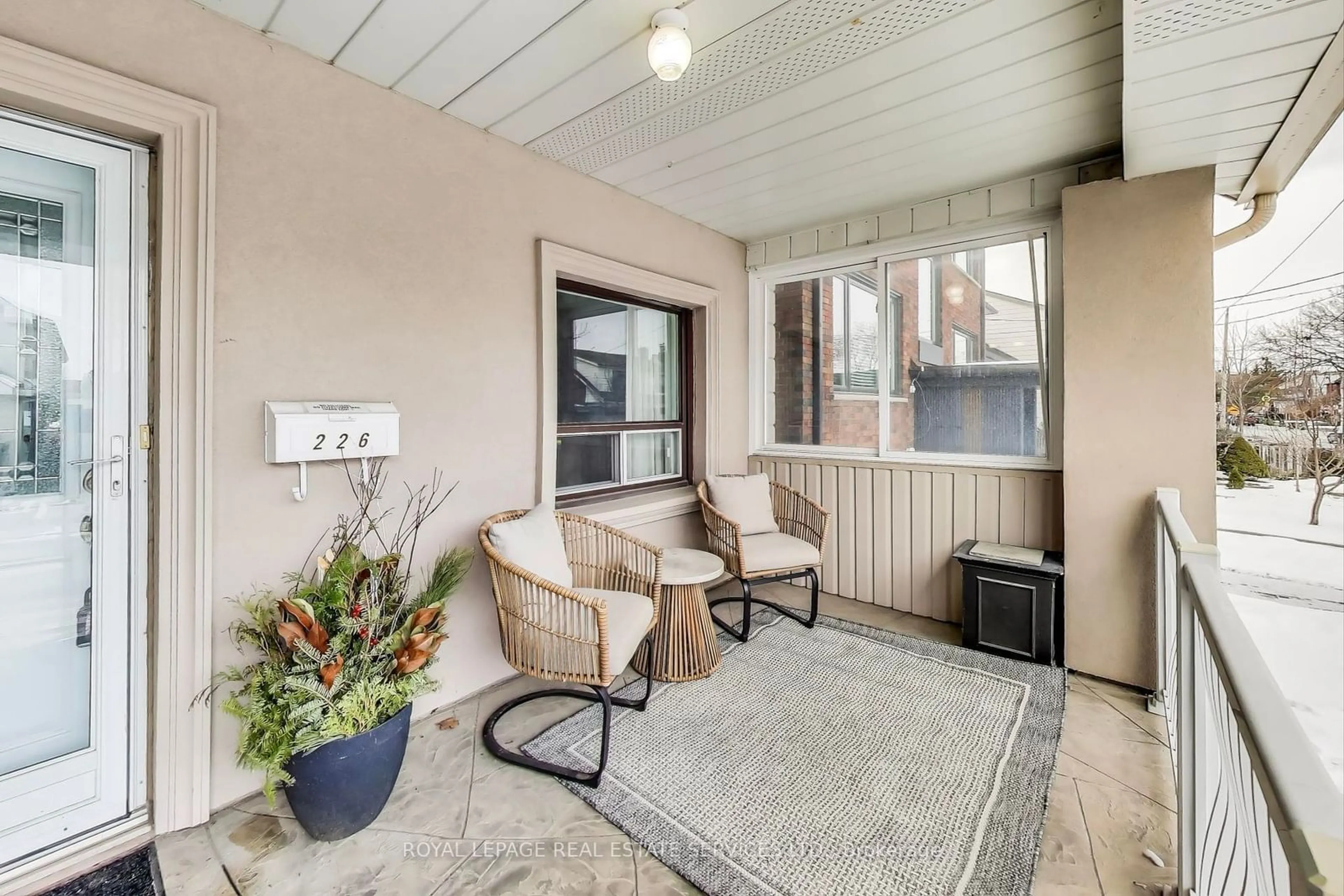 Patio, street for 226 Boon Ave, Toronto Ontario M6E 3Z8