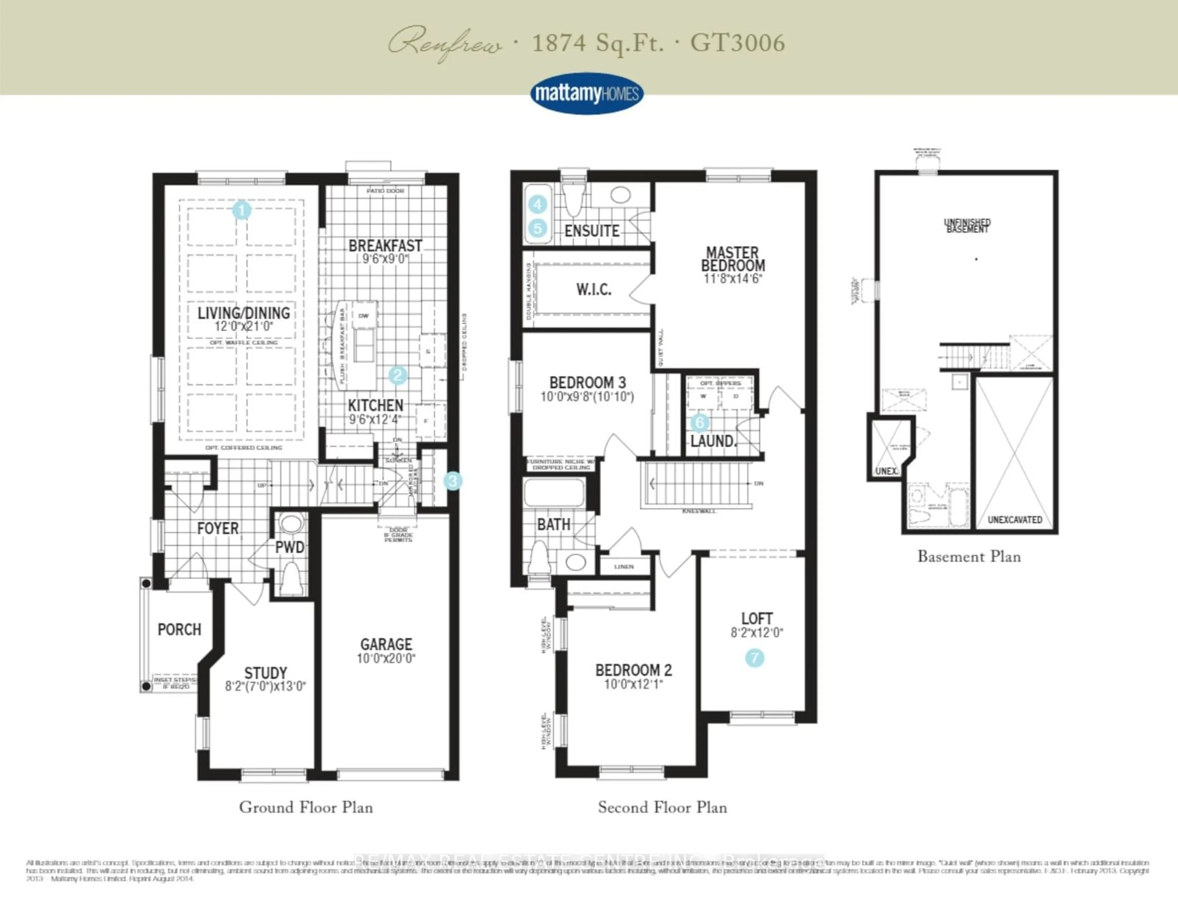 Floor plan for 21 Mercedes Rd, Brampton Ontario L7A 0G2