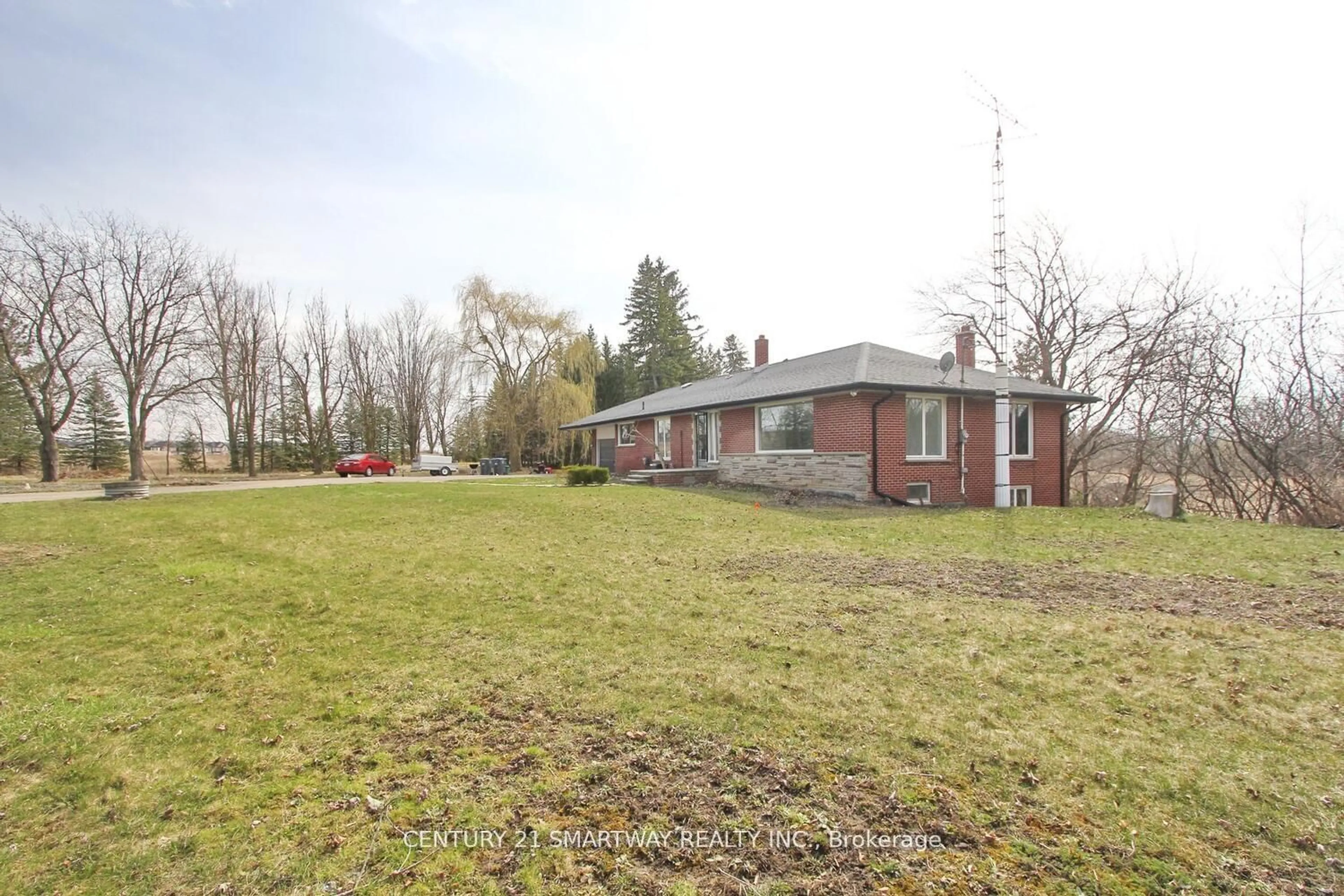 A pic from outside/outdoor area/front of a property/back of a property/a pic from drone, building for 12548 Mclaughlin Rd, Caledon Ontario L7C 2A1