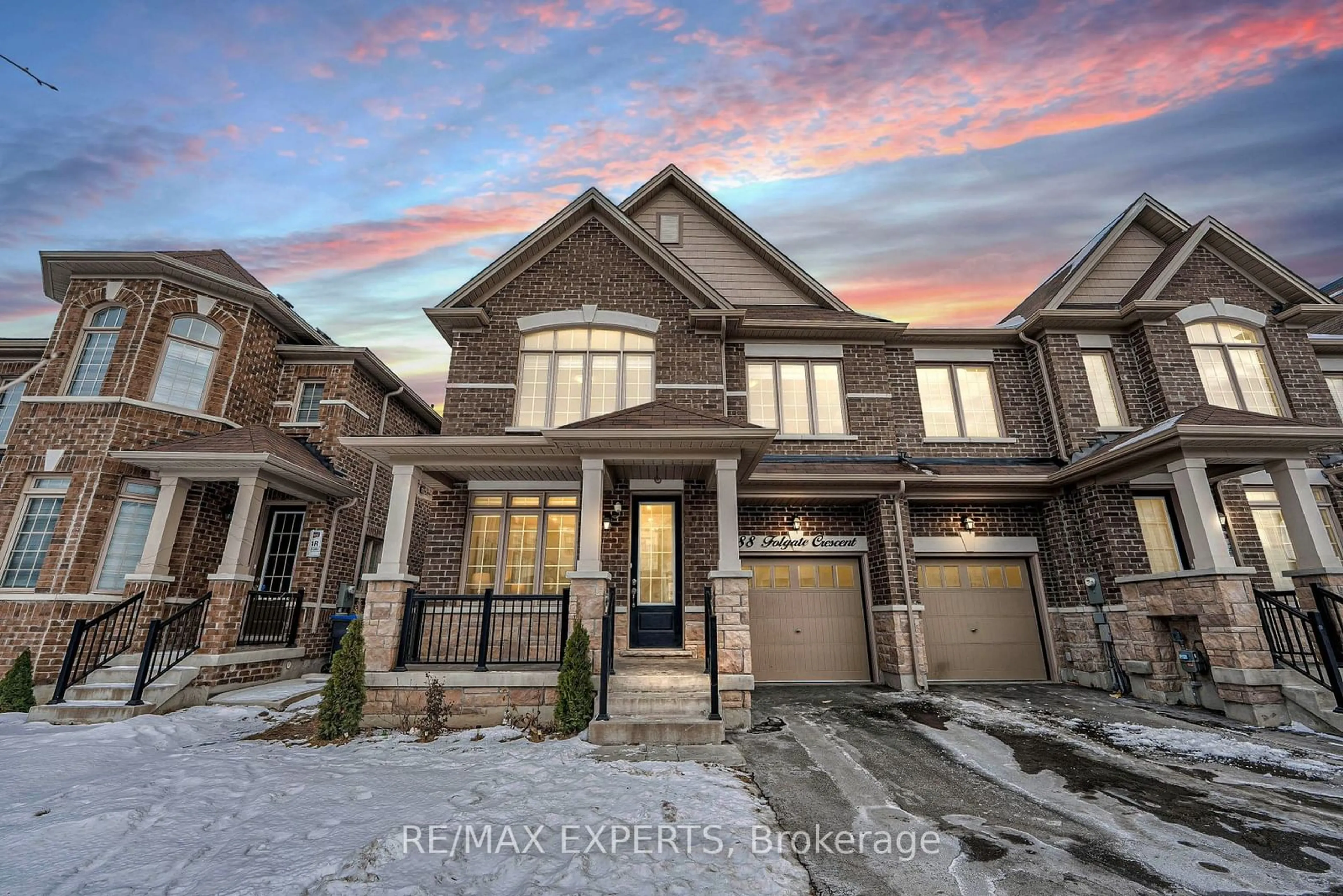 Home with brick exterior material, street for 88 Folgate Cres, Brampton Ontario L6R 4A7