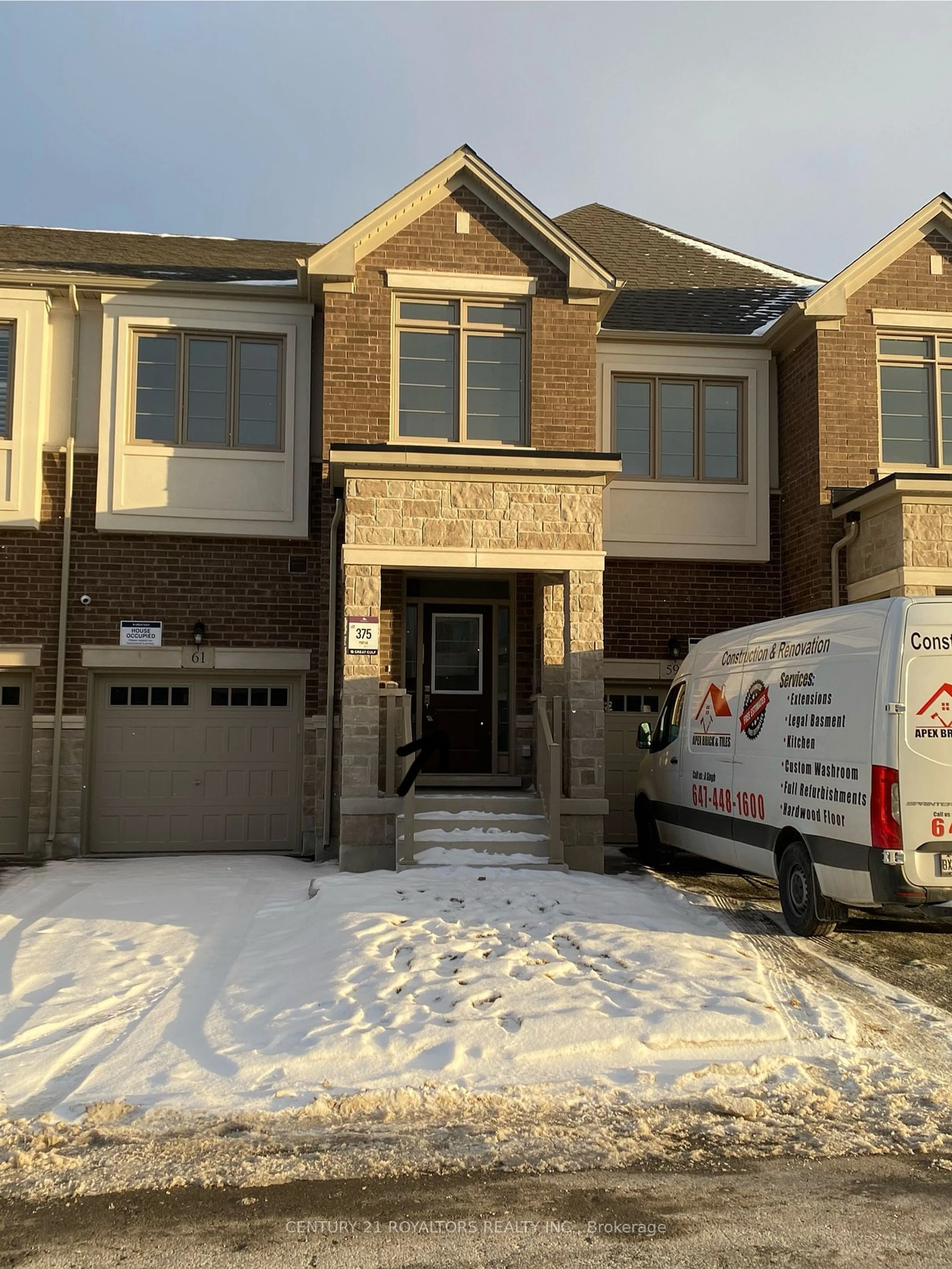 Home with brick exterior material, building for 61 Bermondsey Way, Brampton Ontario L6Y 0E4