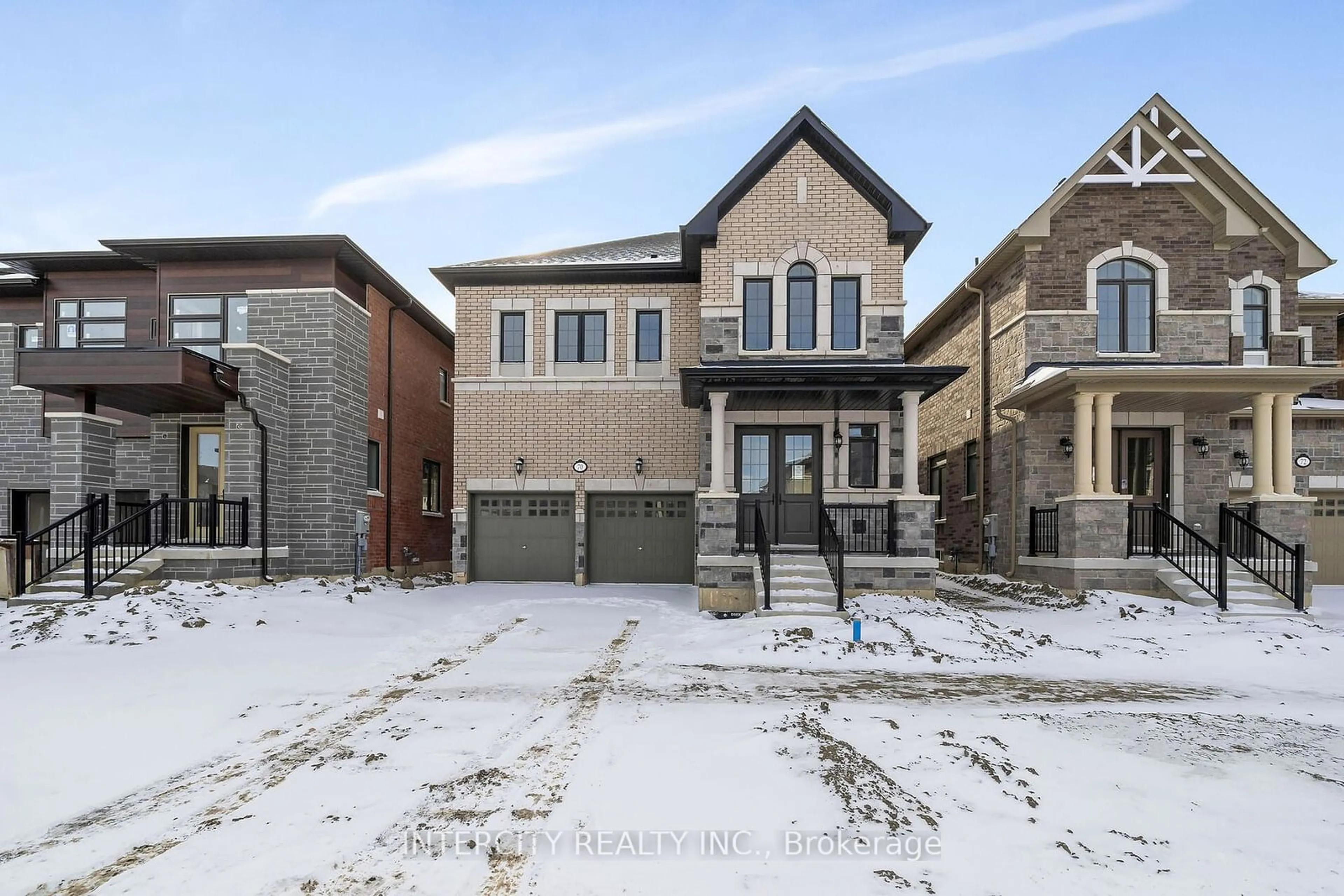 Home with brick exterior material, street for 70 Claremont Dr #Lot 163, Brampton Ontario L6R 4E8