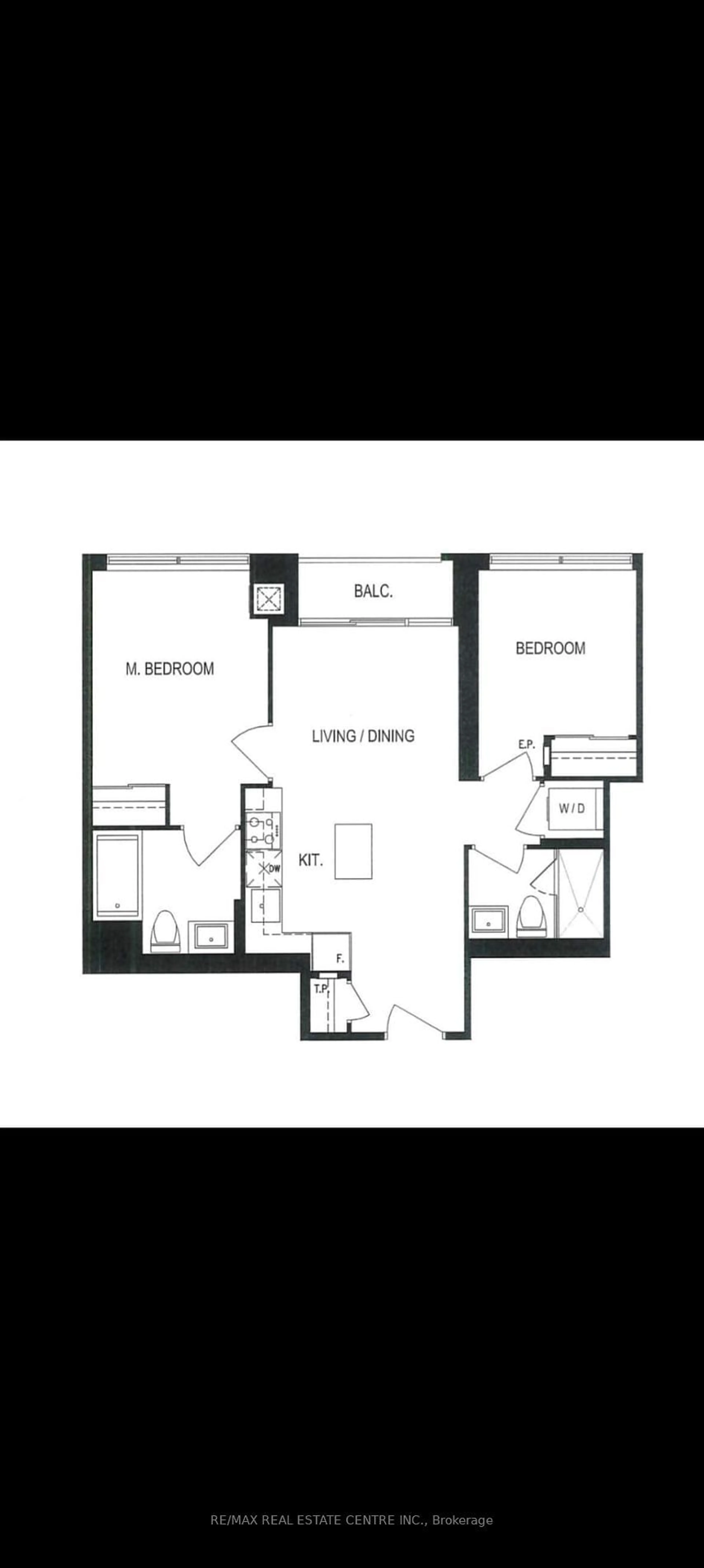 Floor plan for 30 Elm Dr #1801, Mississauga Ontario L5B 0N6