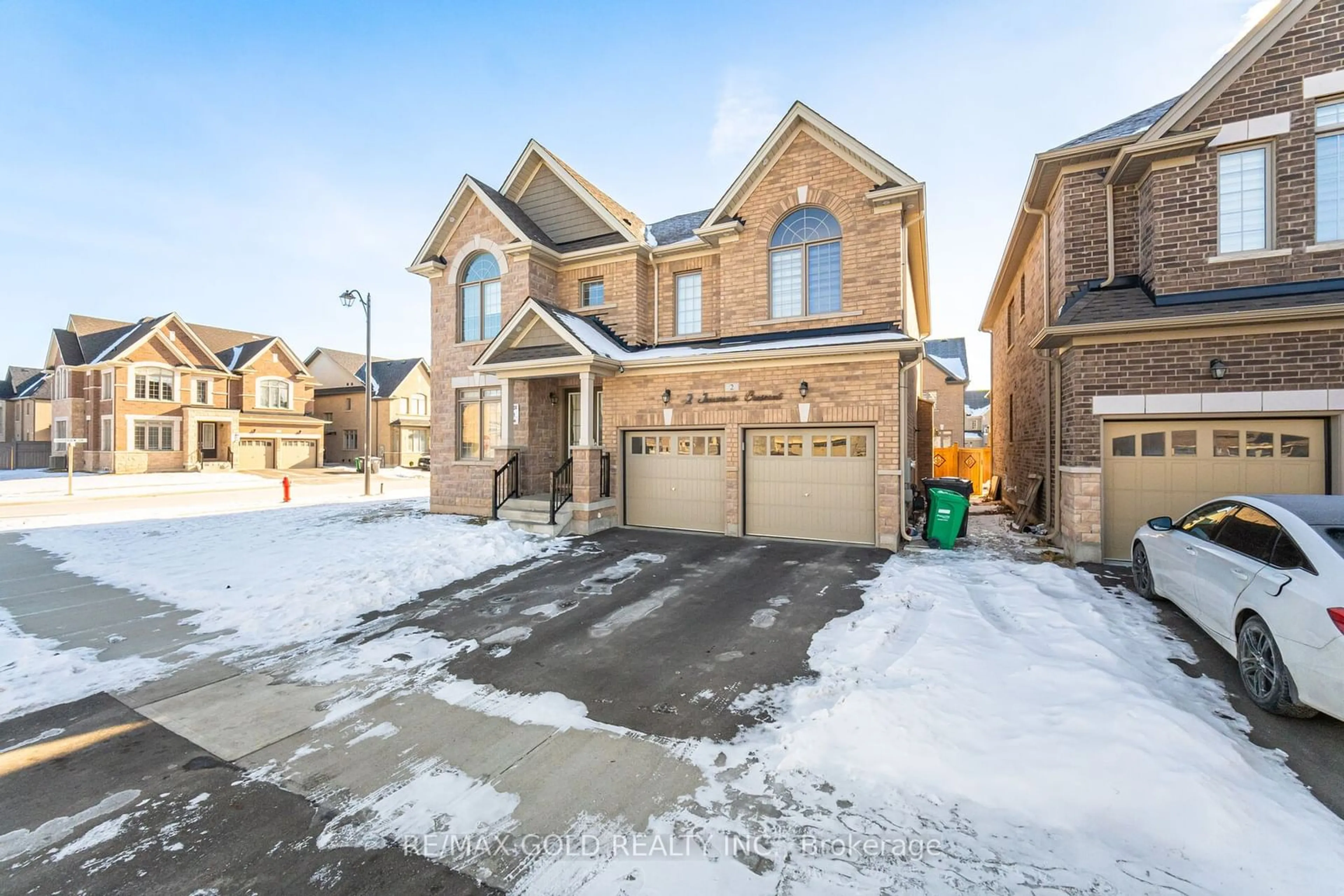 Home with brick exterior material, street for 2 Jenwood Cres, Brampton Ontario L6R 4C6