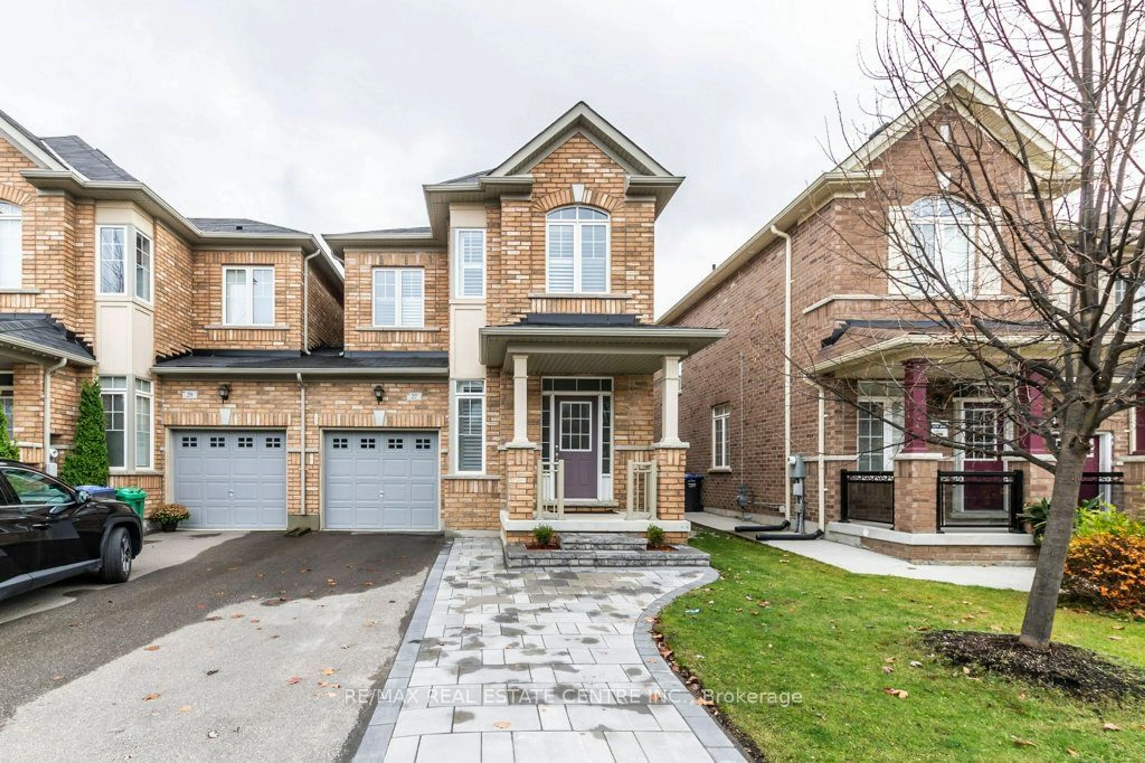 Home with brick exterior material, street for 27 Pritchard Rd, Brampton Ontario L7A 0Z7