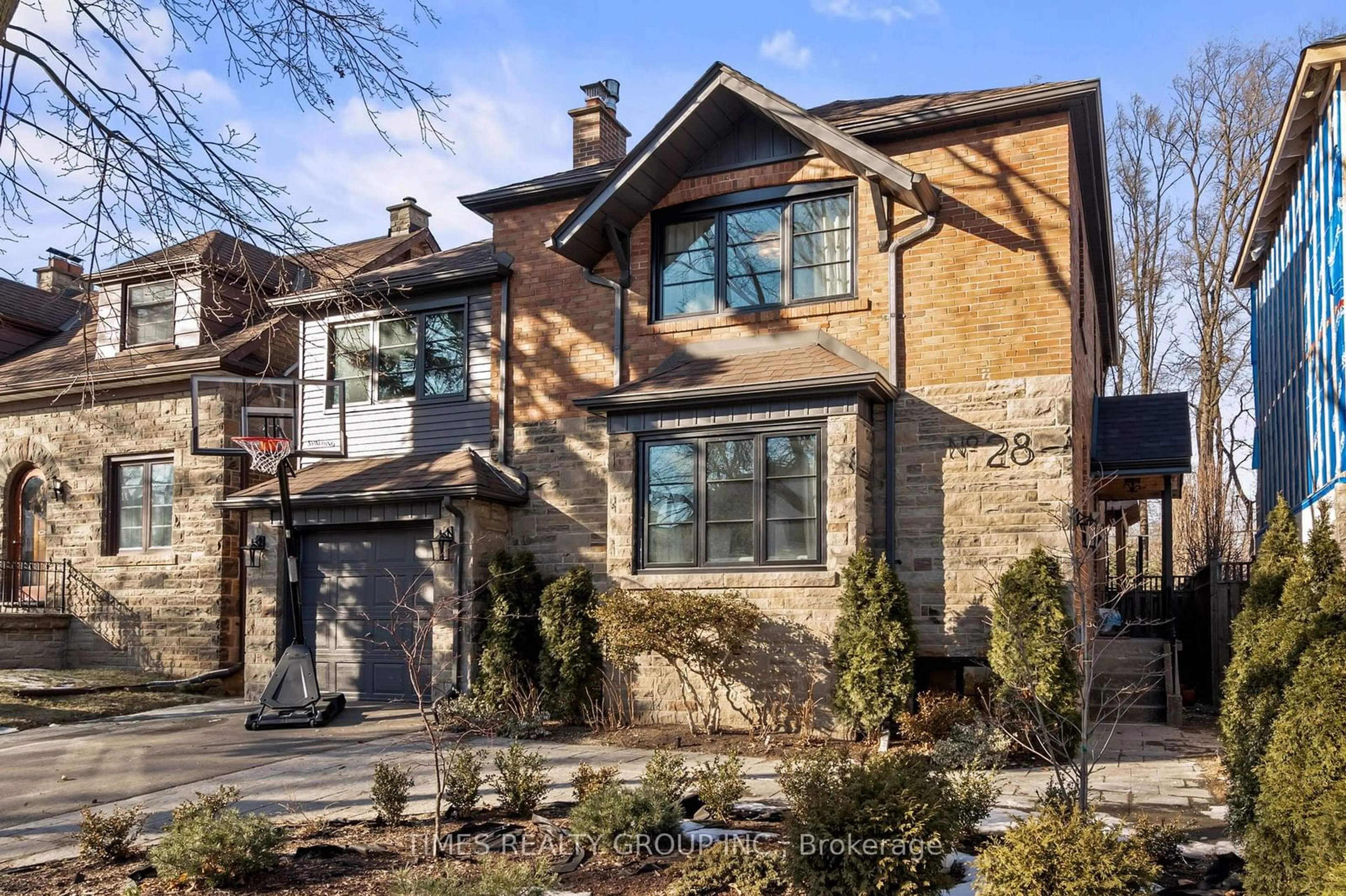 Home with brick exterior material, street for 28 Glenaden Ave, Toronto Ontario M8Y 2L3